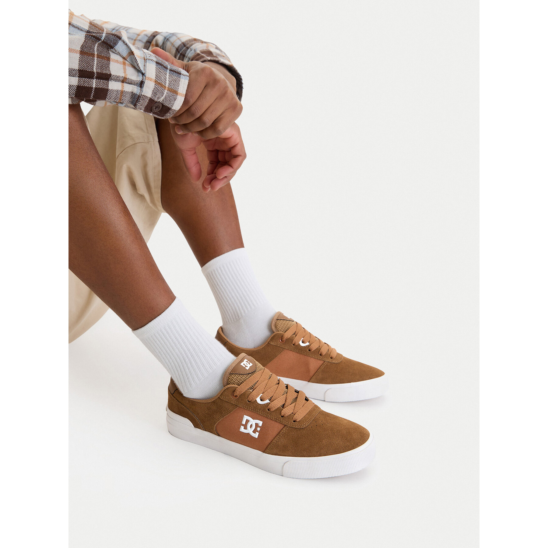 Tenis superge DC Shoes CEO-AW257502 Rjava