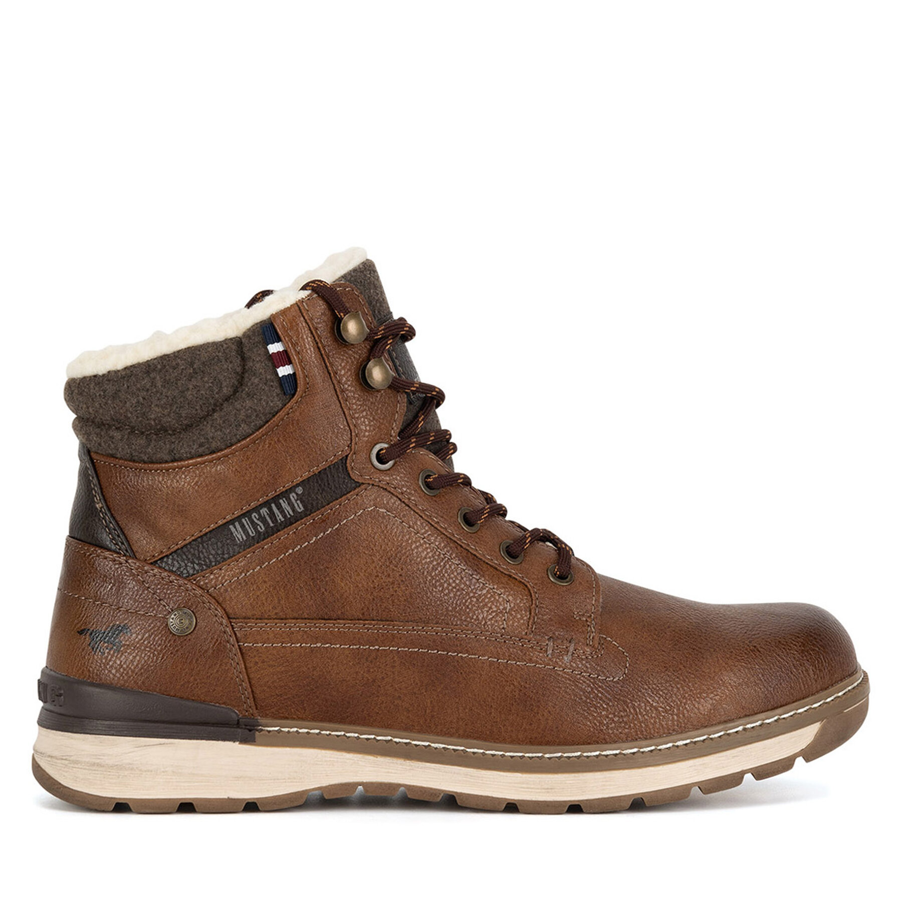 Mustang Schnürschuhe 4141-610 Braun