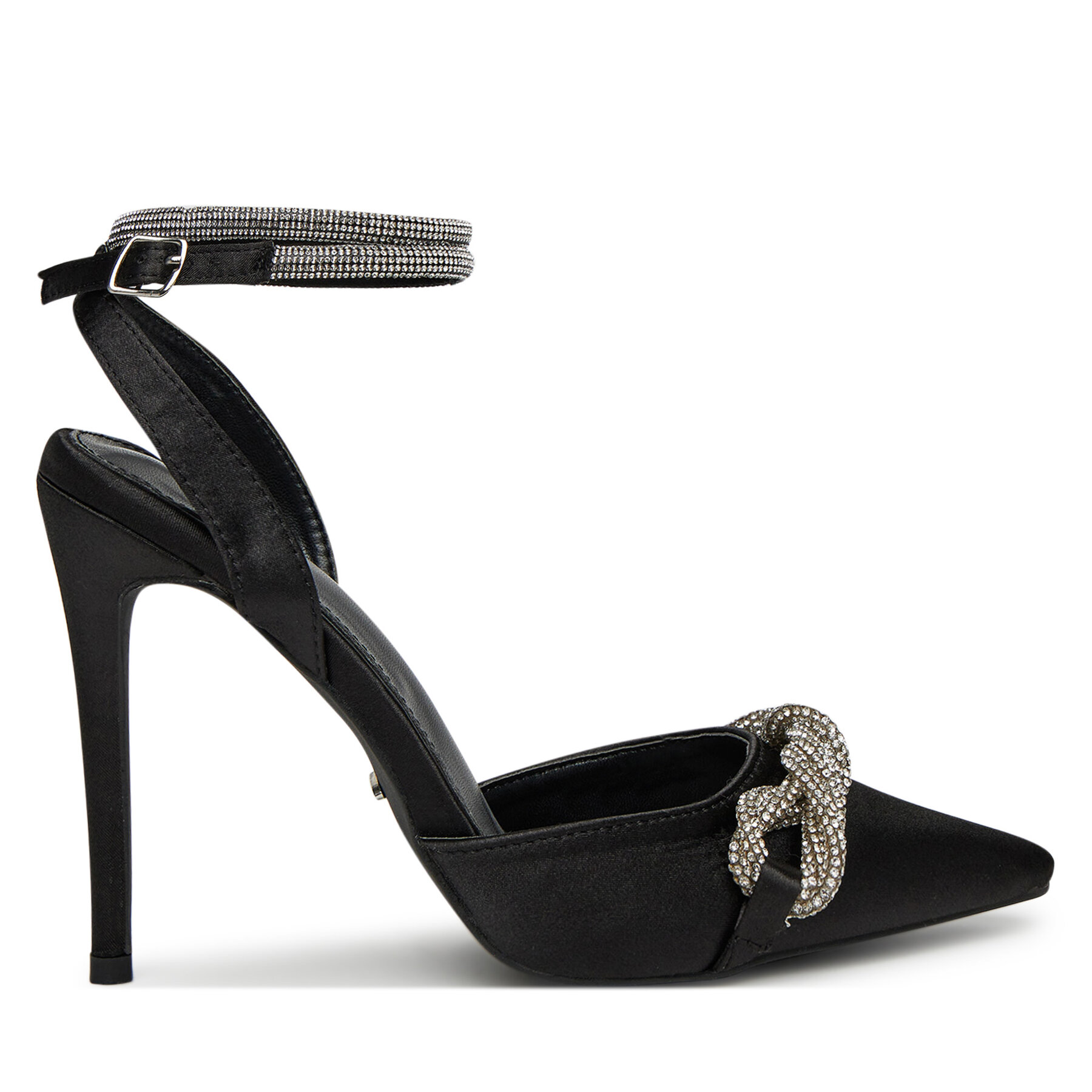 Pantofi cu toc subțire DeeZee HT085-9 Negru