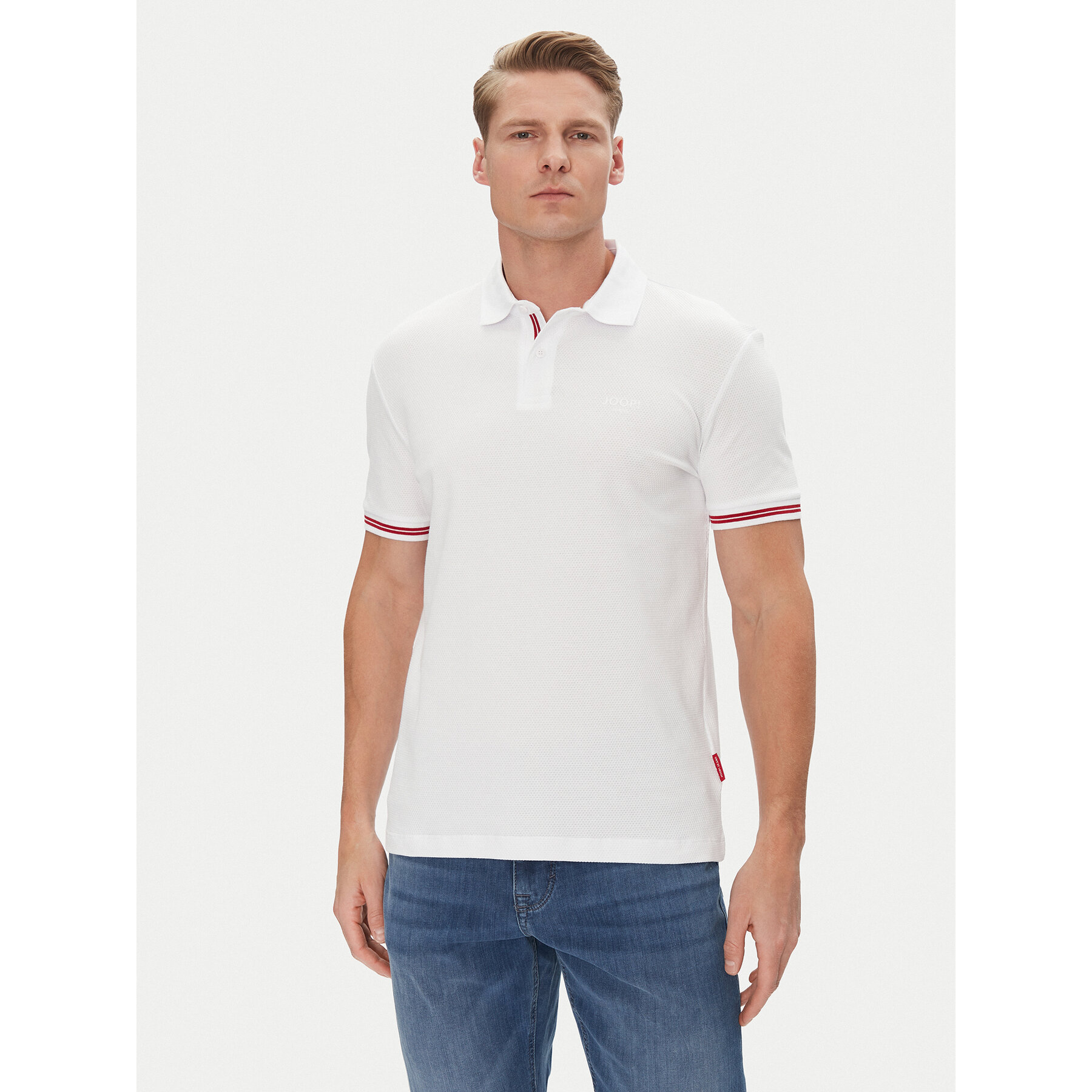 JOOP! Jeans JOOP! Jeans Polo 15 JJJ-17Amare 30046012 Λευκό Modern Fit