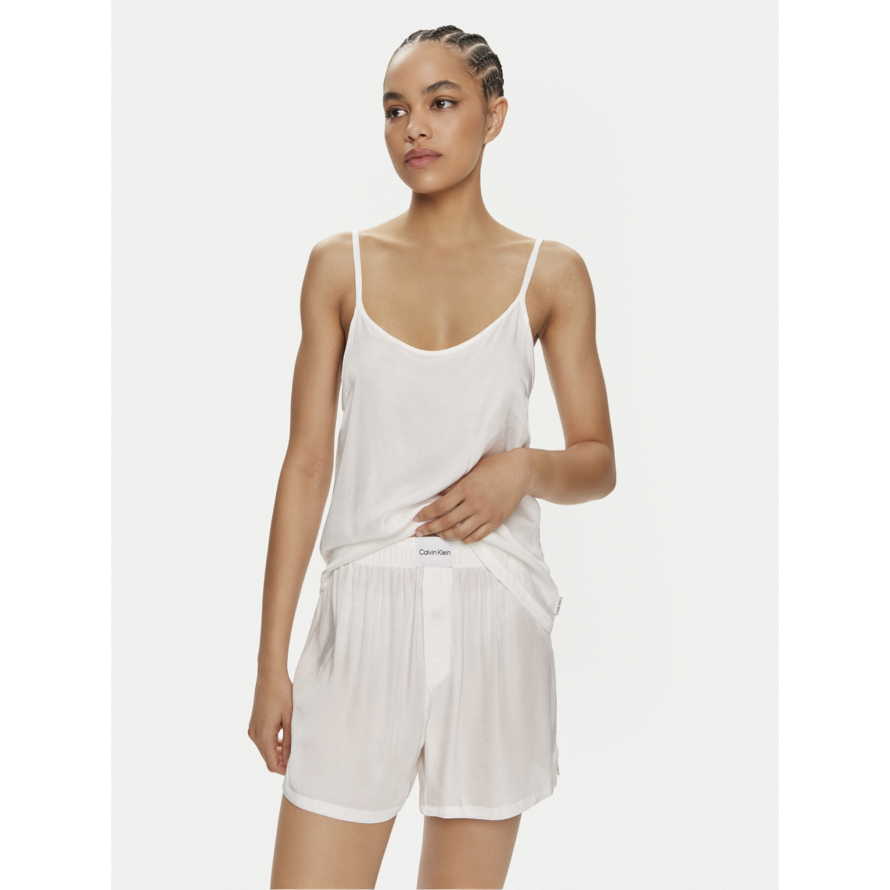 Calvin Klein Underwear Pigiama 000QS7153E Bianco Regular Fit