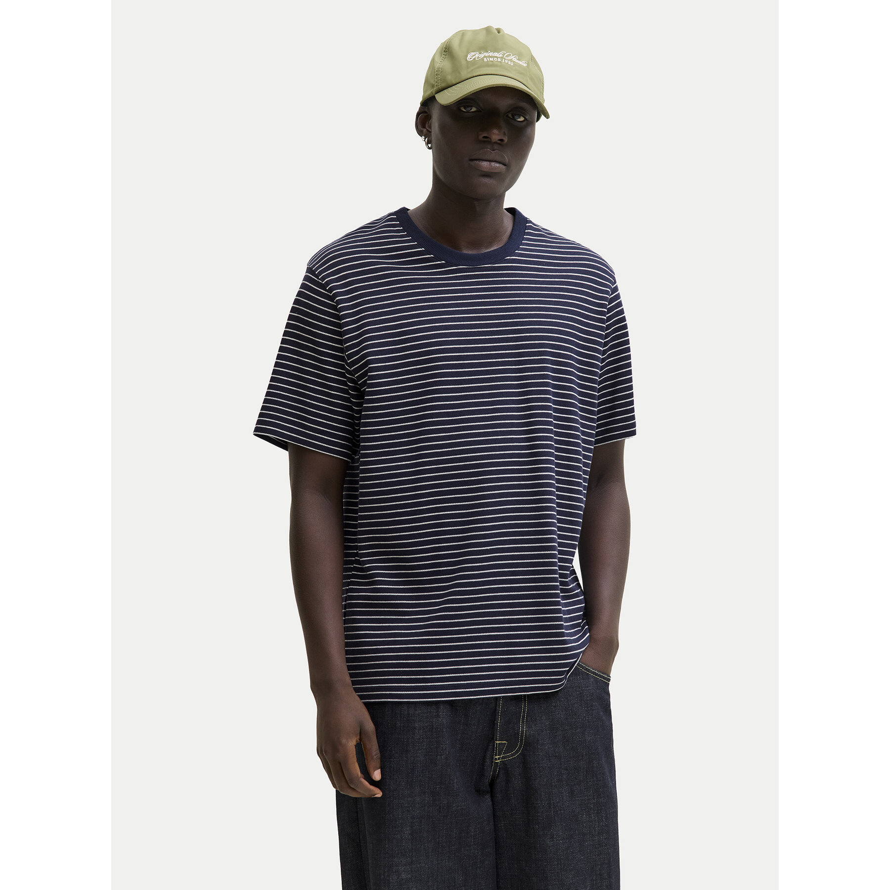 Jack & Jones T-shirt Dover 12288015 Tamnoplava Relaxed Fit