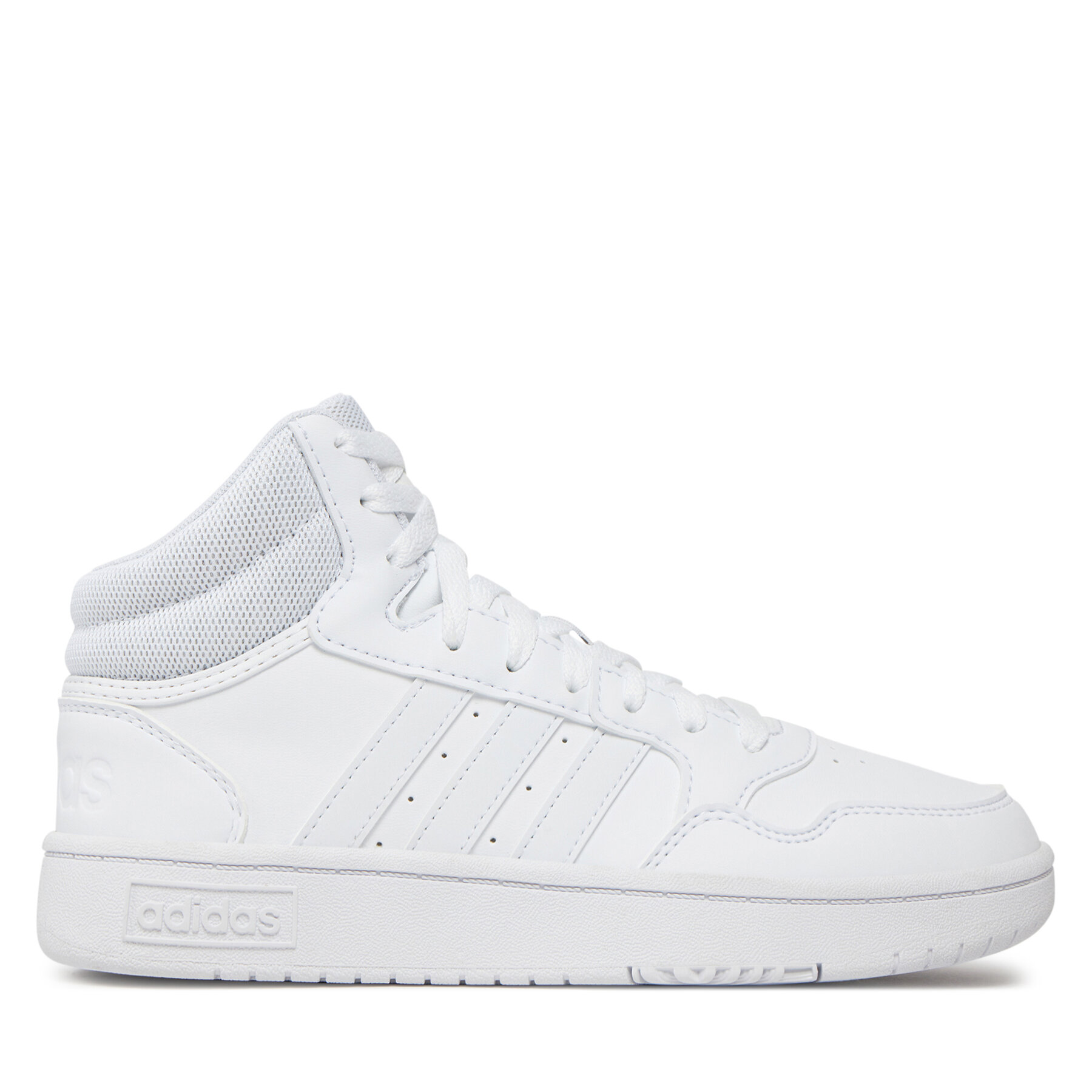 Snīkeri adidas Hoops 3.0 Mid Lifestyle Basketball Classic Vintage ID9838 Balts