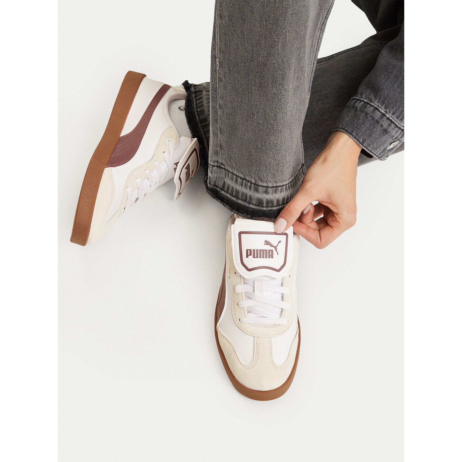 Сникърси Puma Puma Club Azura 404476 Бял