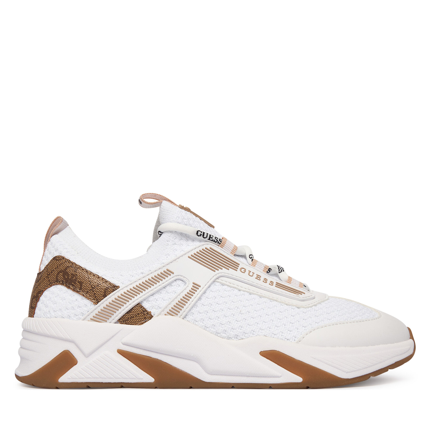 Damskie Guess Sneakersy, Rozmiar 38 Biały FLPGEN FAP12