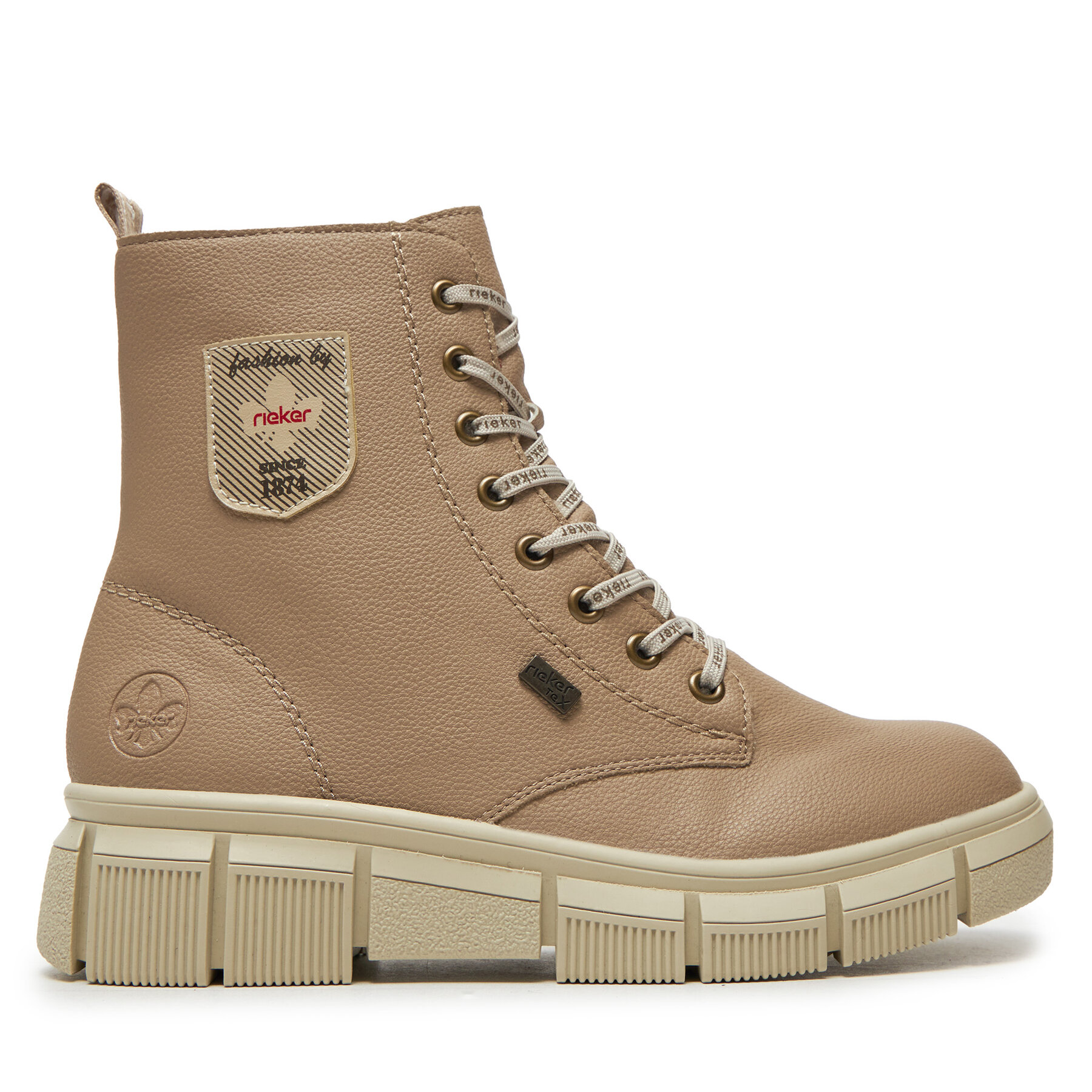 Bottines Rieker X3410-20 Beige