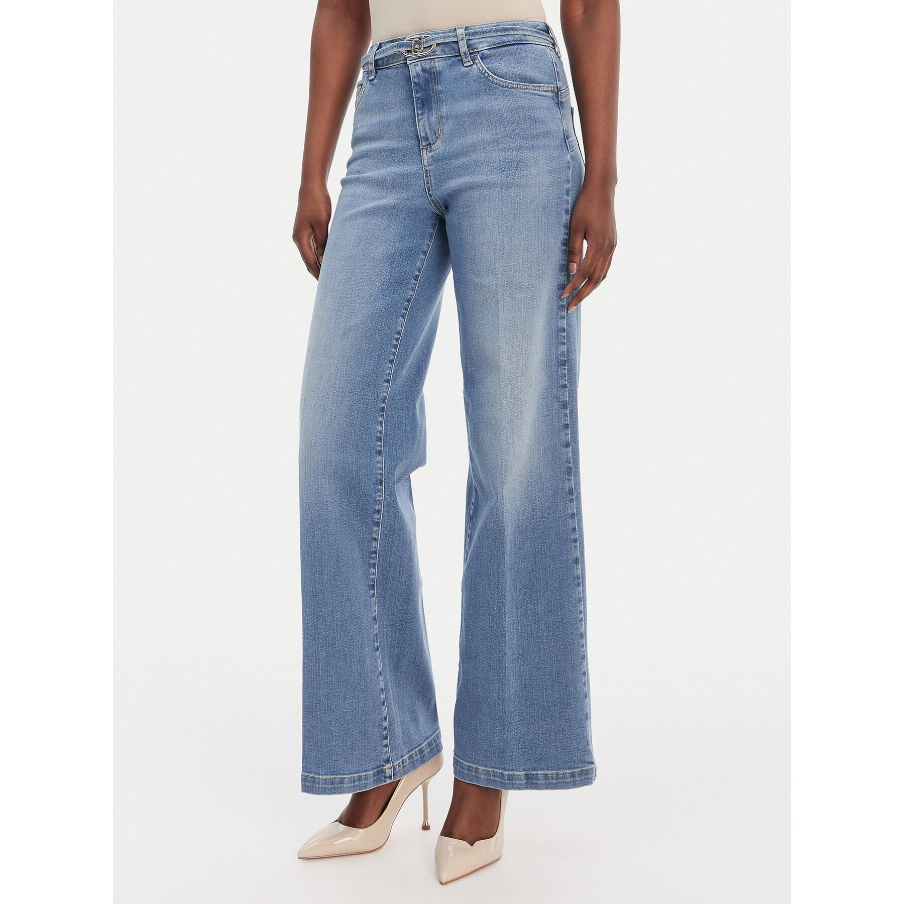 Liu Jo Jeans UA6160 D0264 Blau Flare Fit