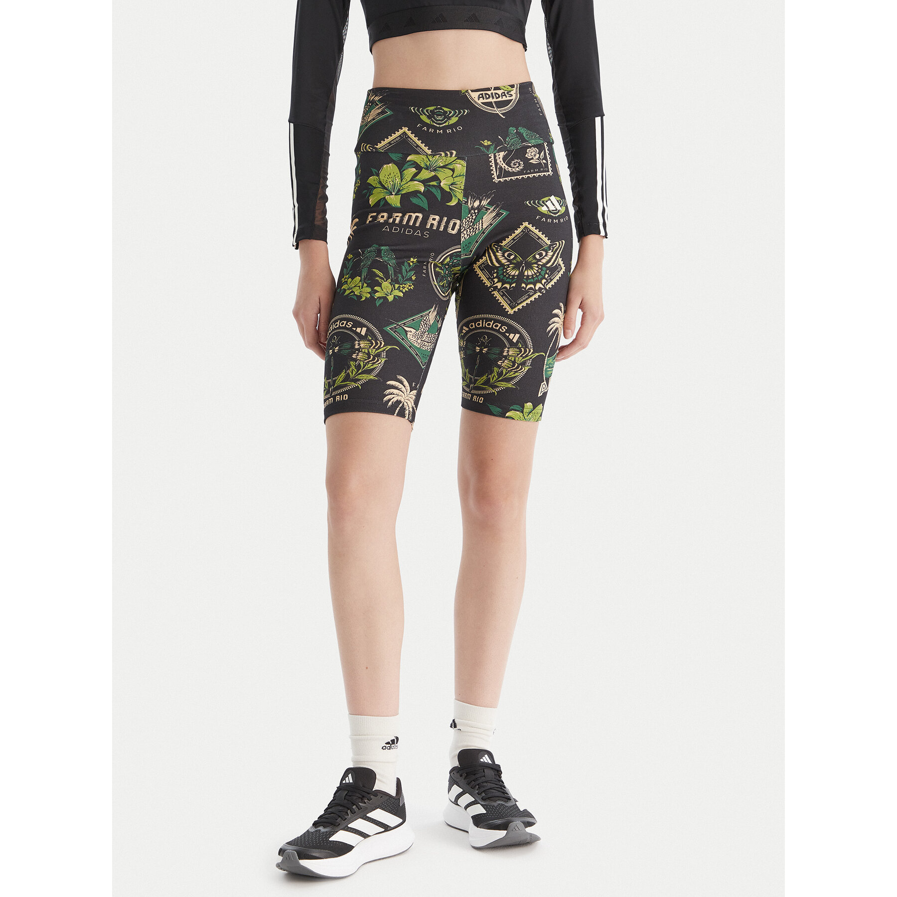 adidas Bikershorts Farm Bike JM8346 Schwarz Slim Fit