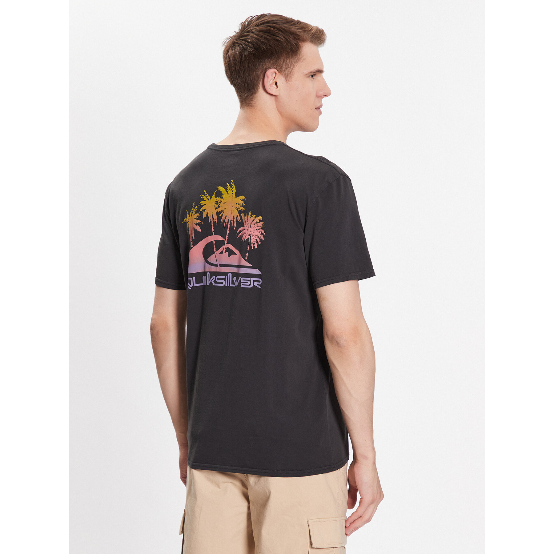 Quiksilver T-Shirt Pas Time Paradise EQYZT07252 Μαύρο Regular Fit