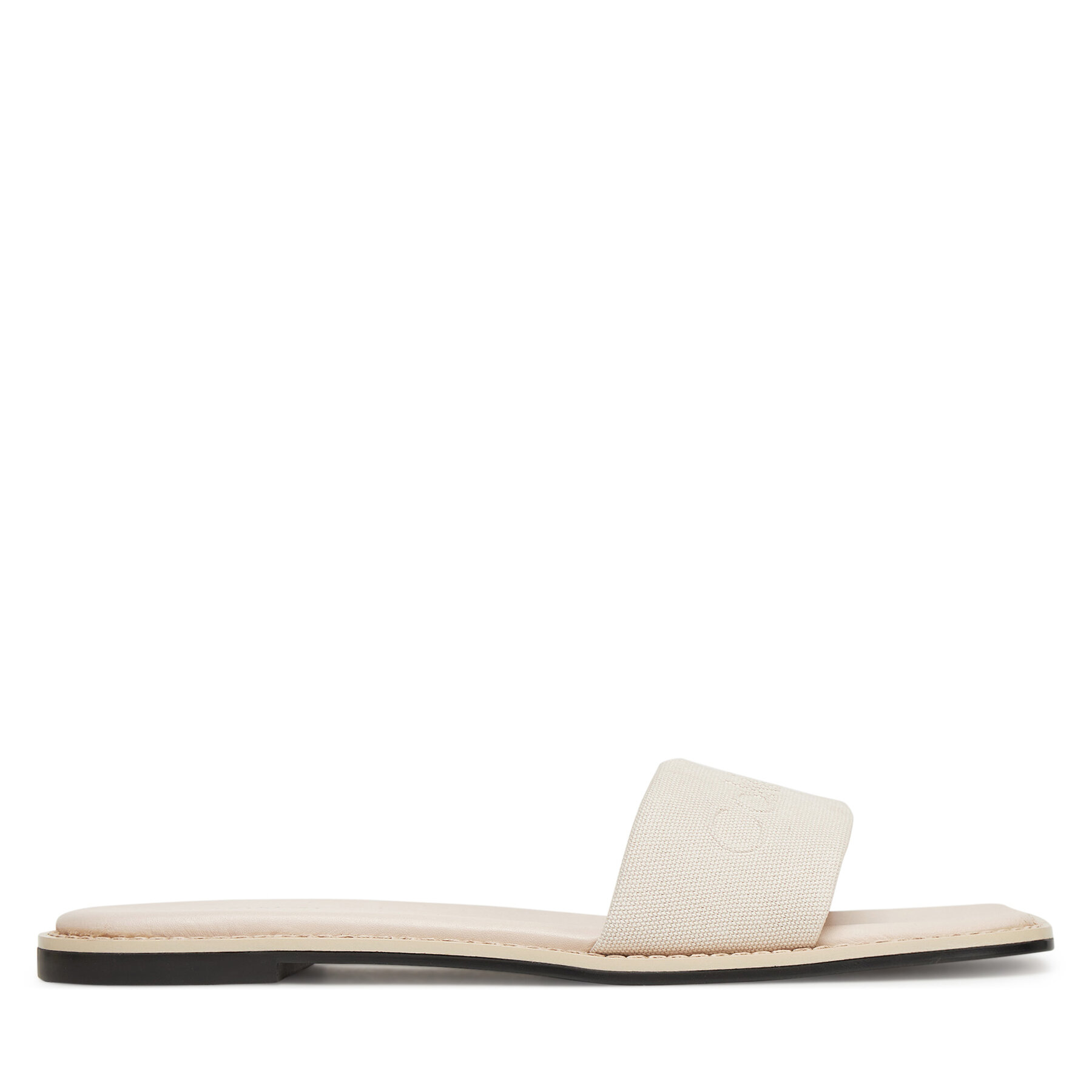 Calvin Klein Dámske Šľapky, Rozmer: 36, Écru, Flat Slide - He HW0HW02378