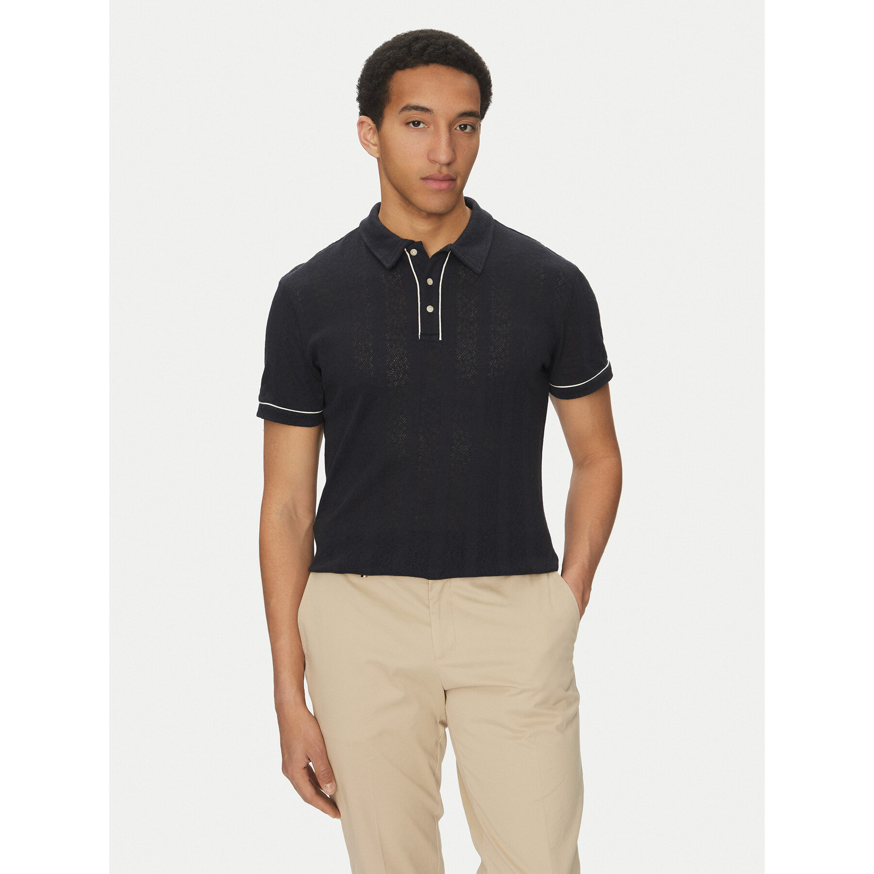Marciano Guess Poloshirt 5GHP07 6321A Dunkelblau Regular Fit