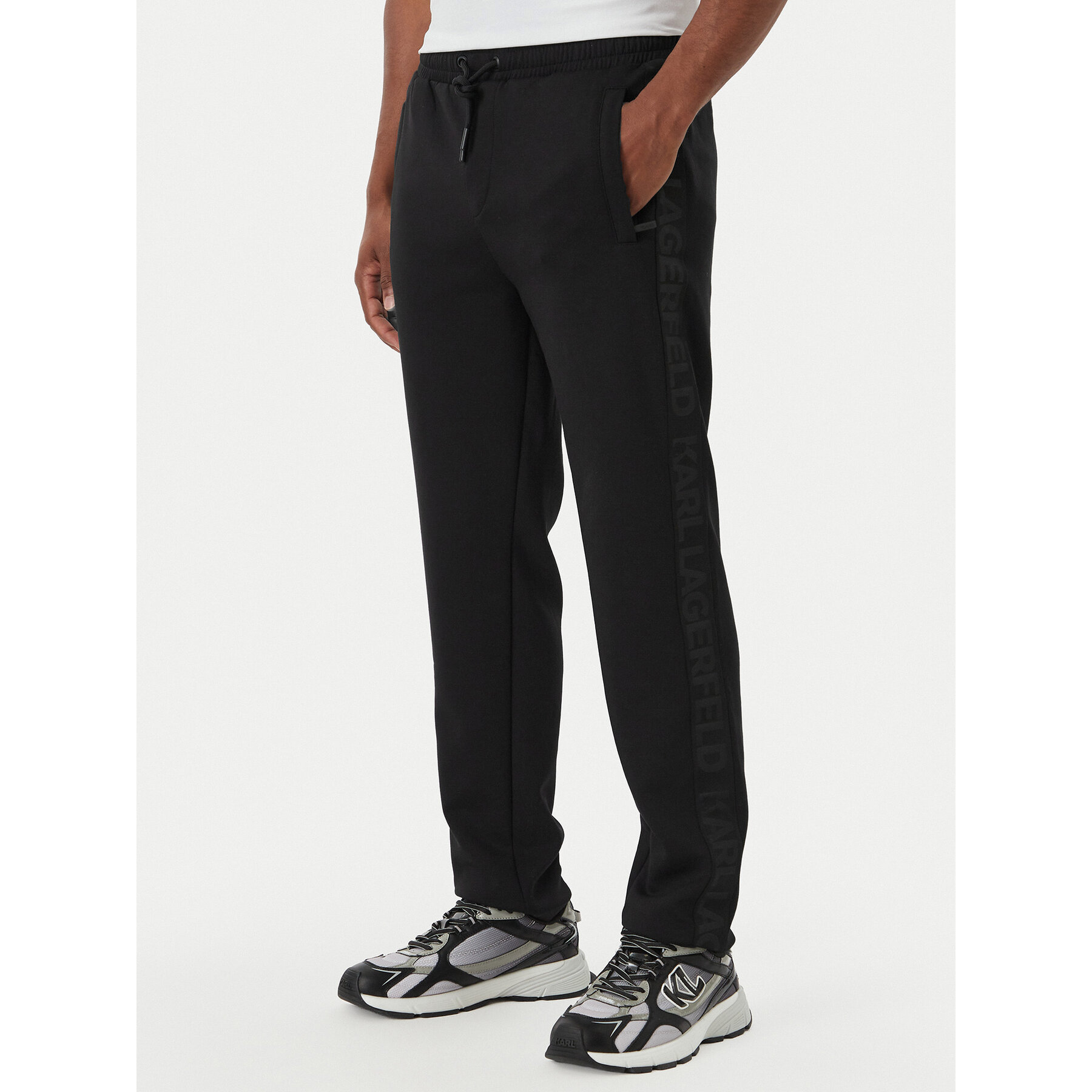 KARL LAGERFELD Jogginghose 705016 562901 Schwarz Regular Fit