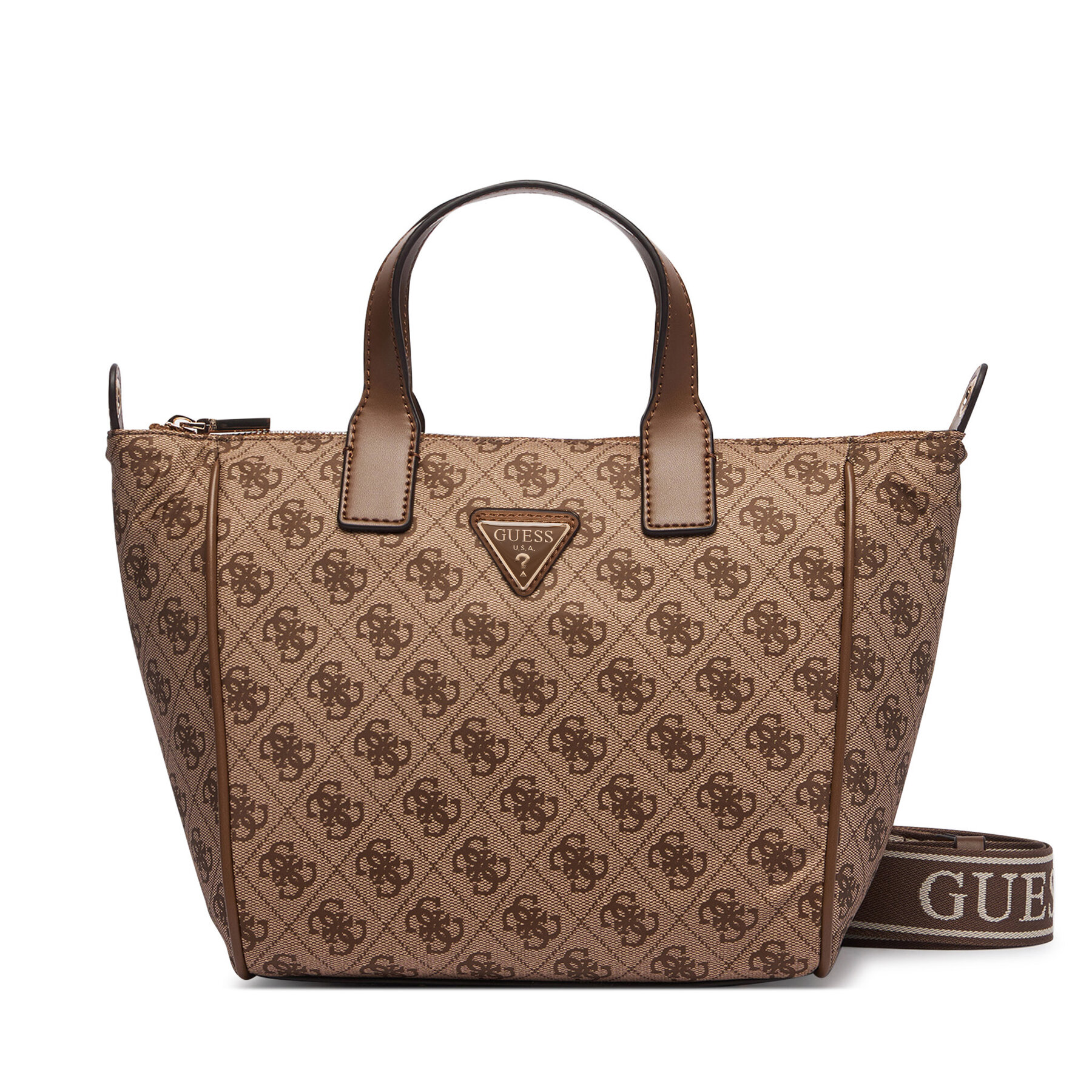 Torbica Guess Adrian Logo Travel TWNB21 68019 Smeđa