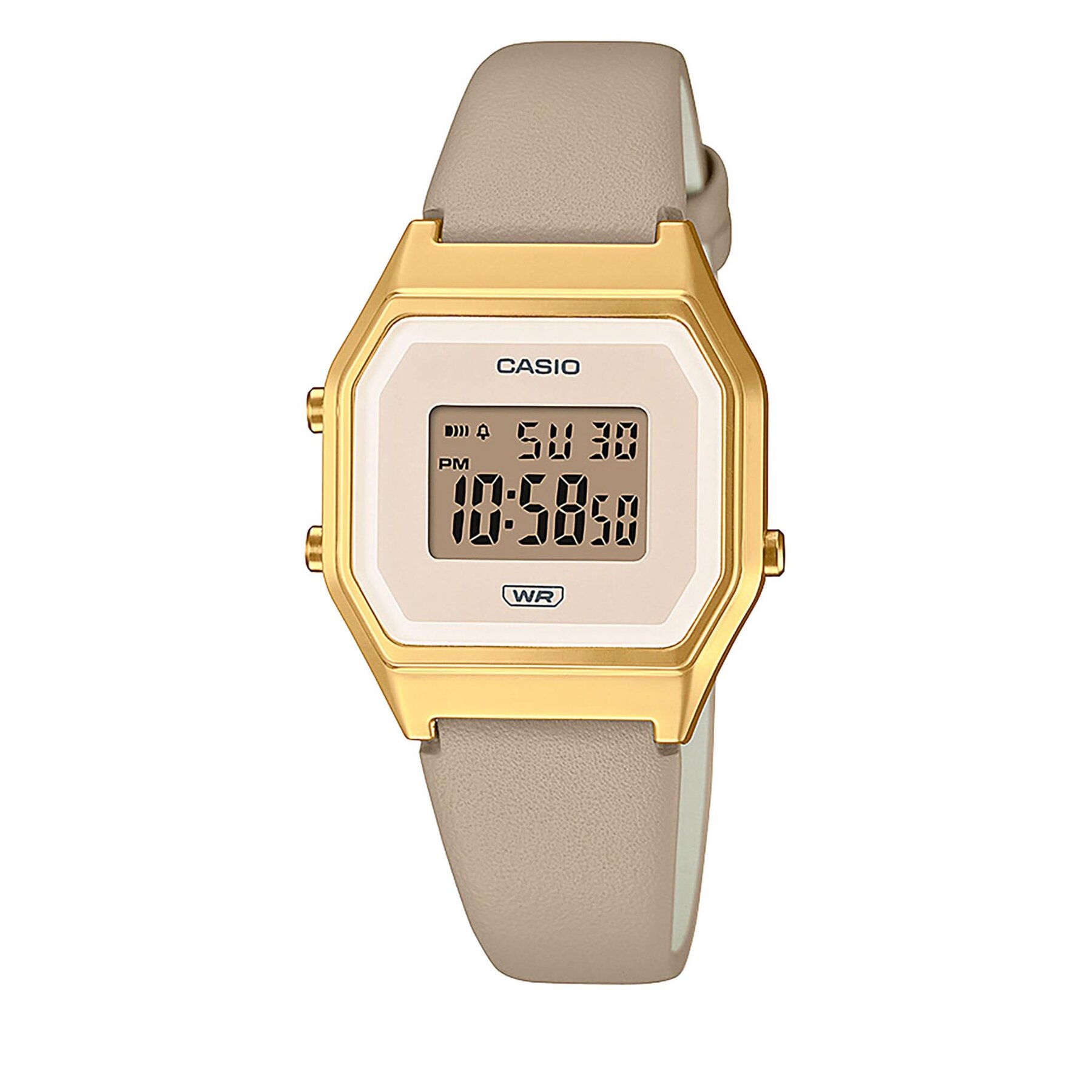 

Годинник Casio Vintage LA680WEGL-5EF Beige/Gold, Бежевий