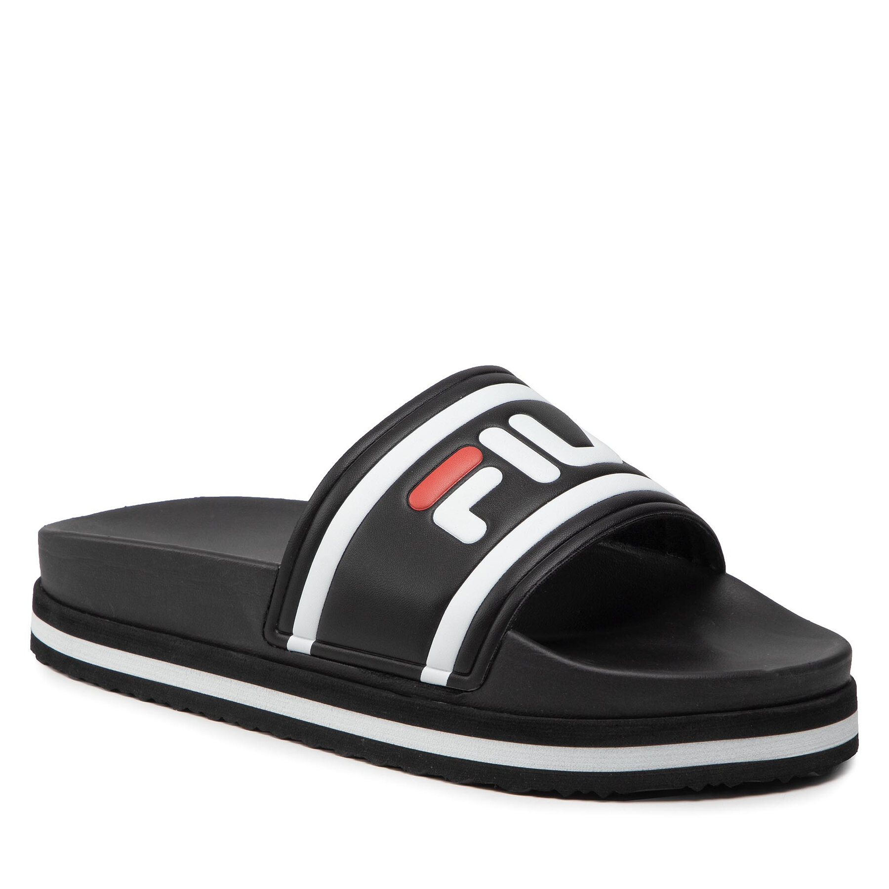 Șlapi Fila Morro Bay Zeppa FFW0048.80010 Black epantofi.ro imagine noua