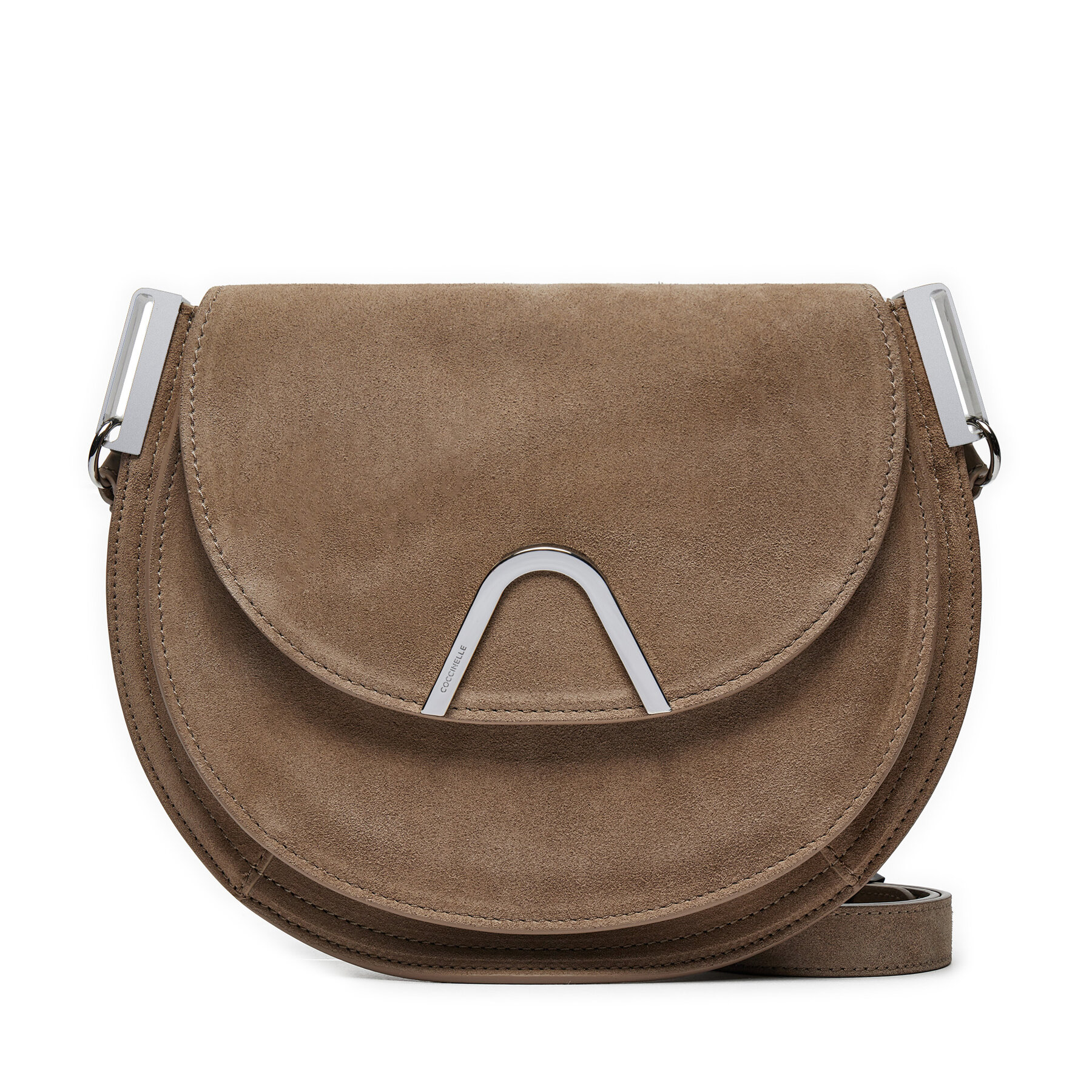 Bolso Coccinelle Coccinellesunup Suede E1 QKG 15 01 01 Marrón