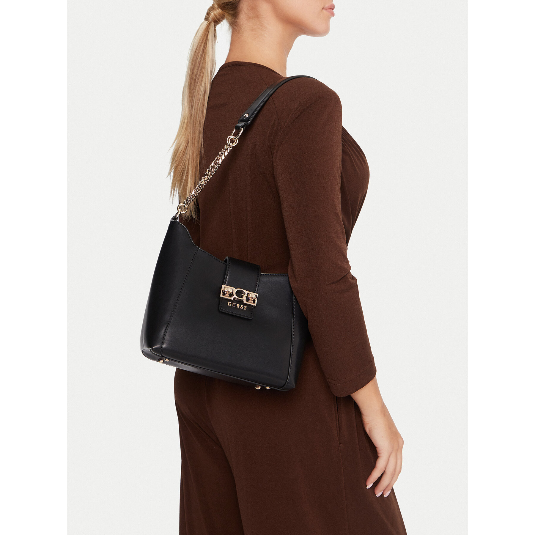 Kabelka Guess Jane HWVG98 91010 Čierna