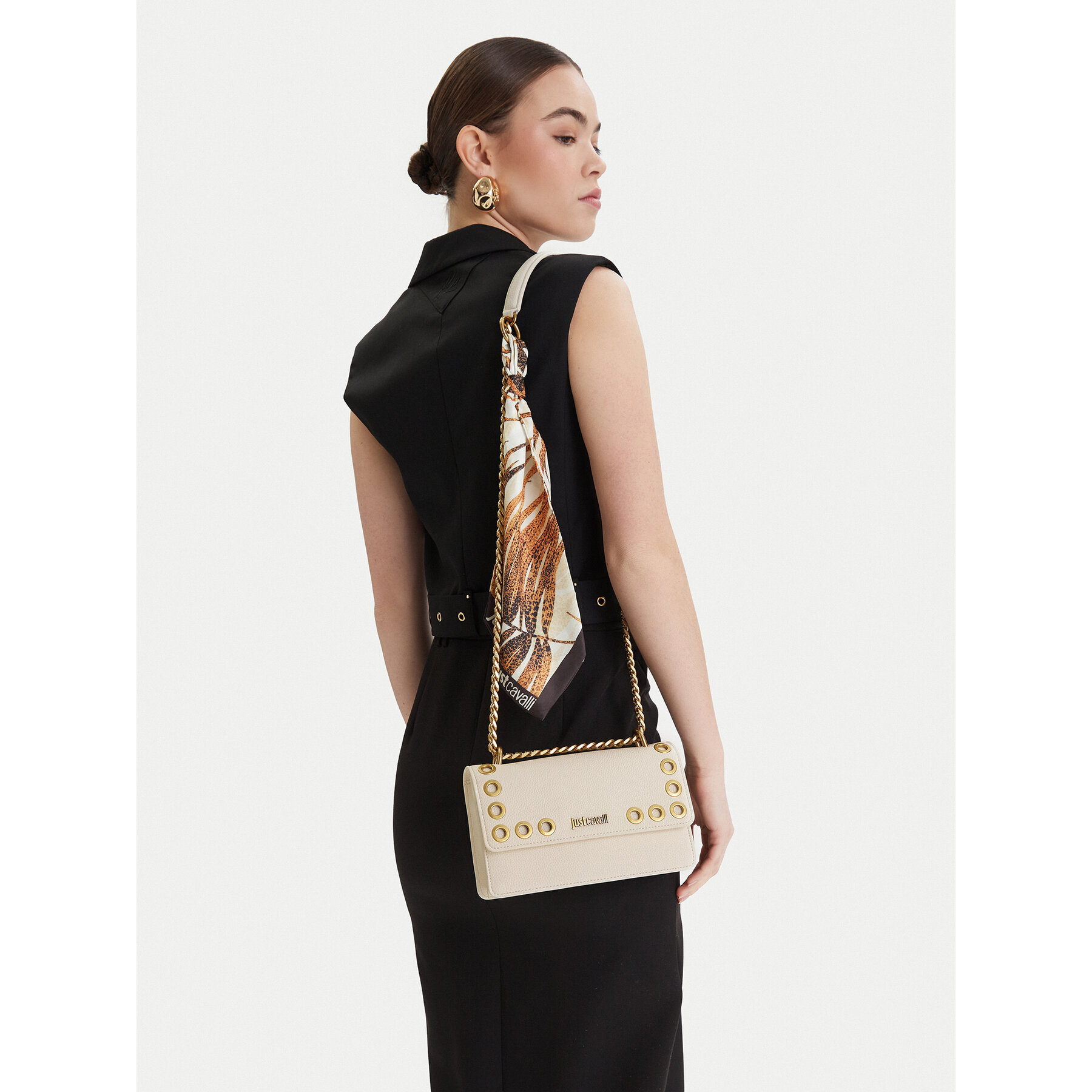 Kabelka Just Cavalli 80RA4BF4 ZSB81 Écru