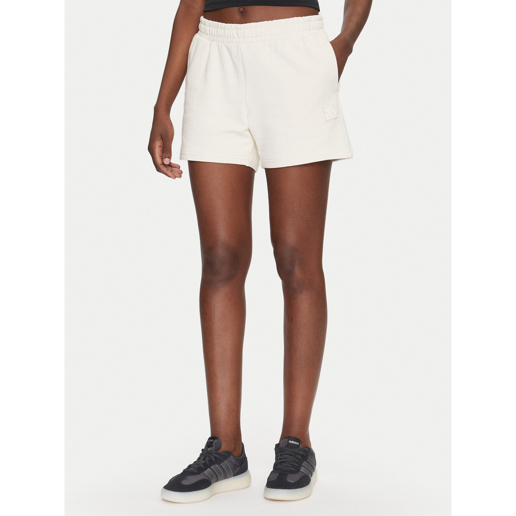 Puma Sportshorts ESS Elevated 5" 685020 Écru Regular Fit