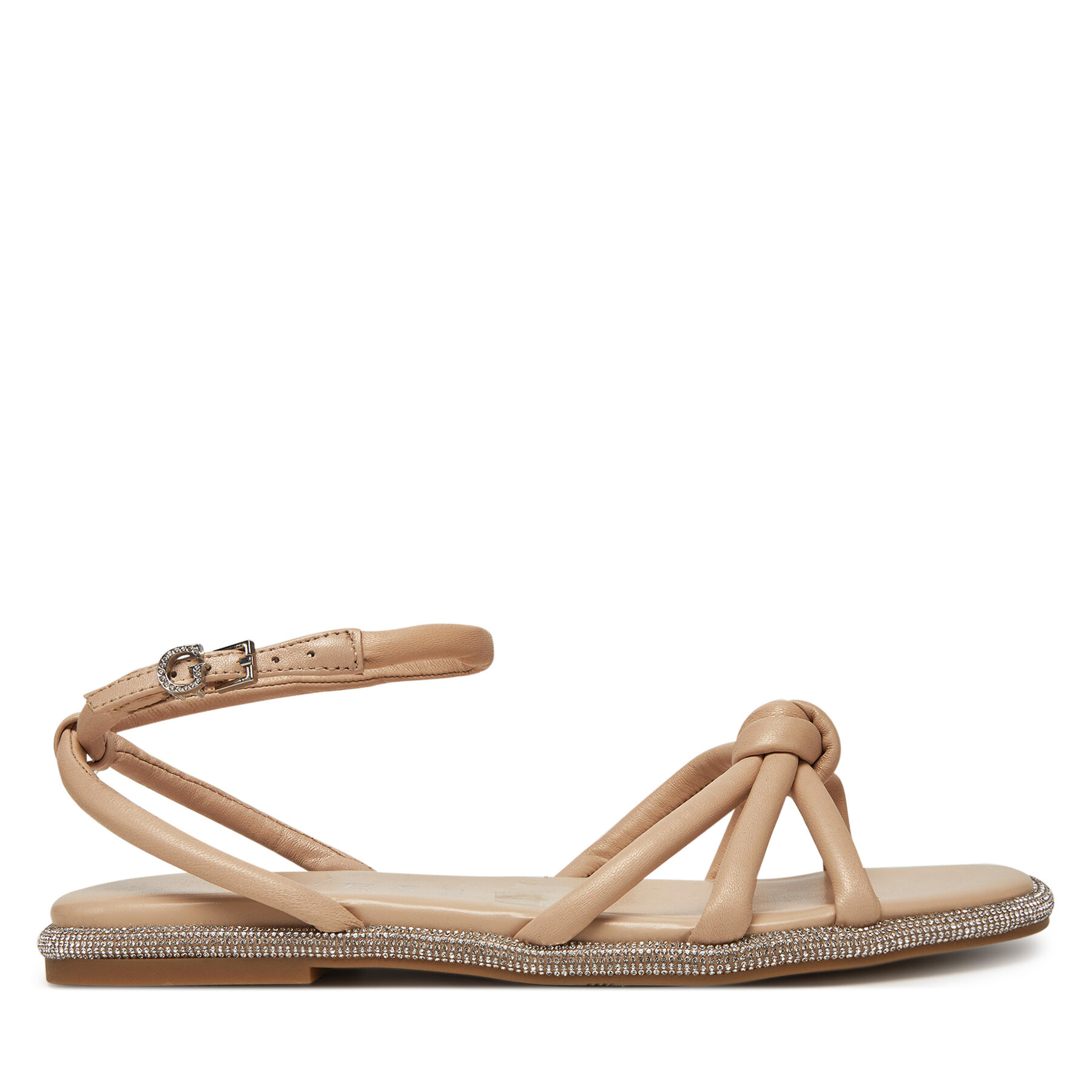 Сандали Guess FLJSLO LEA03 Бежов