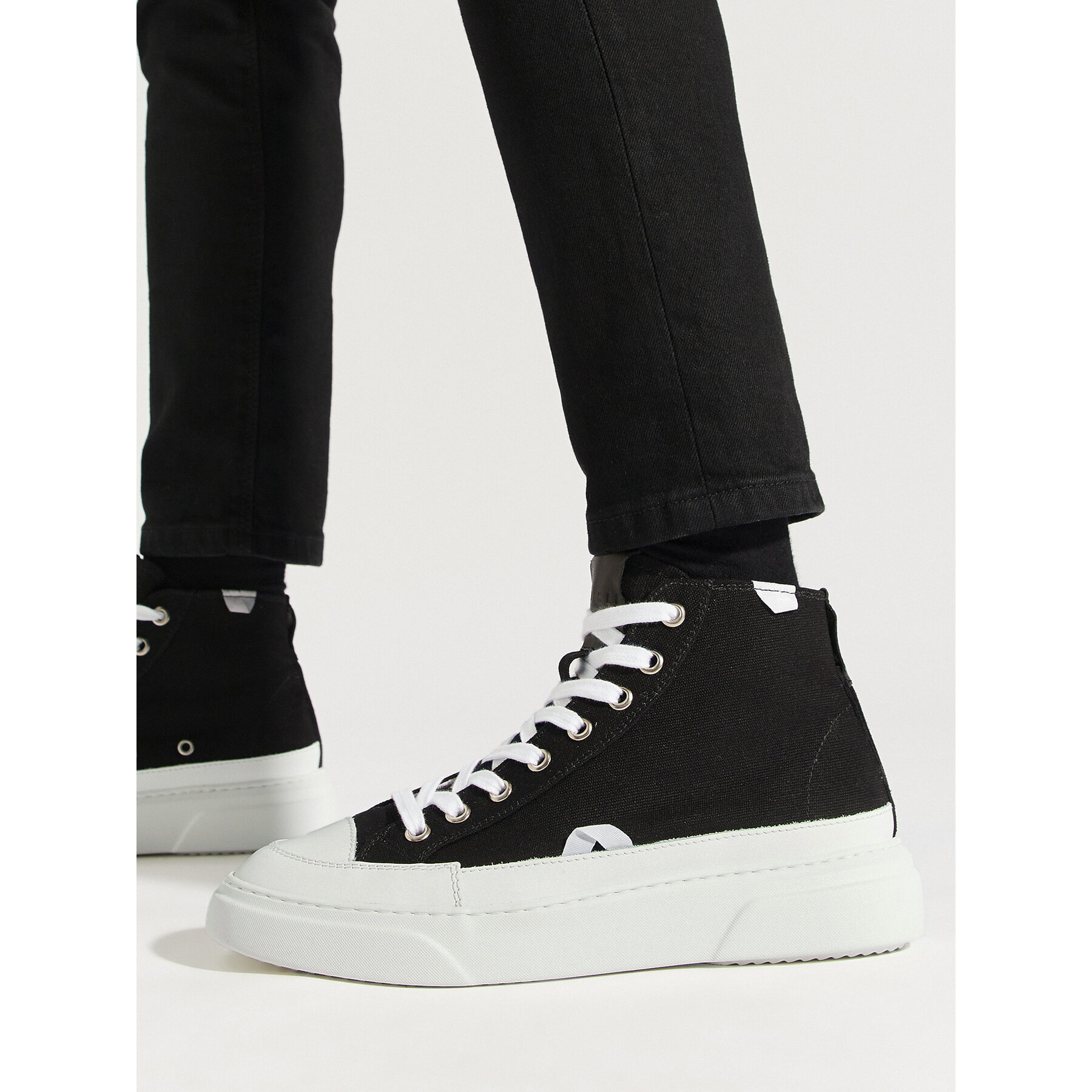 Tenisice Inuikii Canvas Lex High 50103-991 Crna