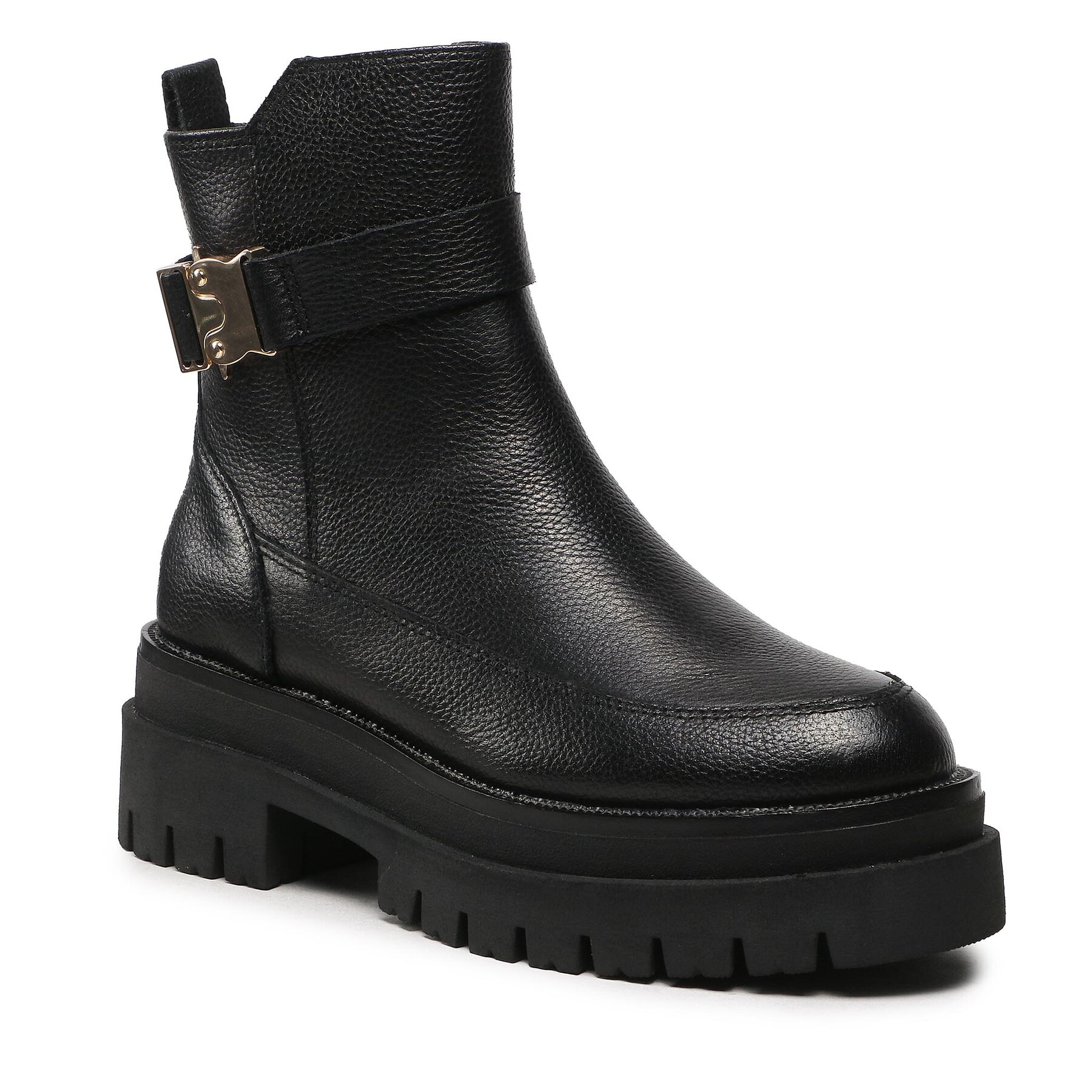 Botine Marco Tozzi 2-25820-29 Black/Gold 085 epantofi.ro imagine noua