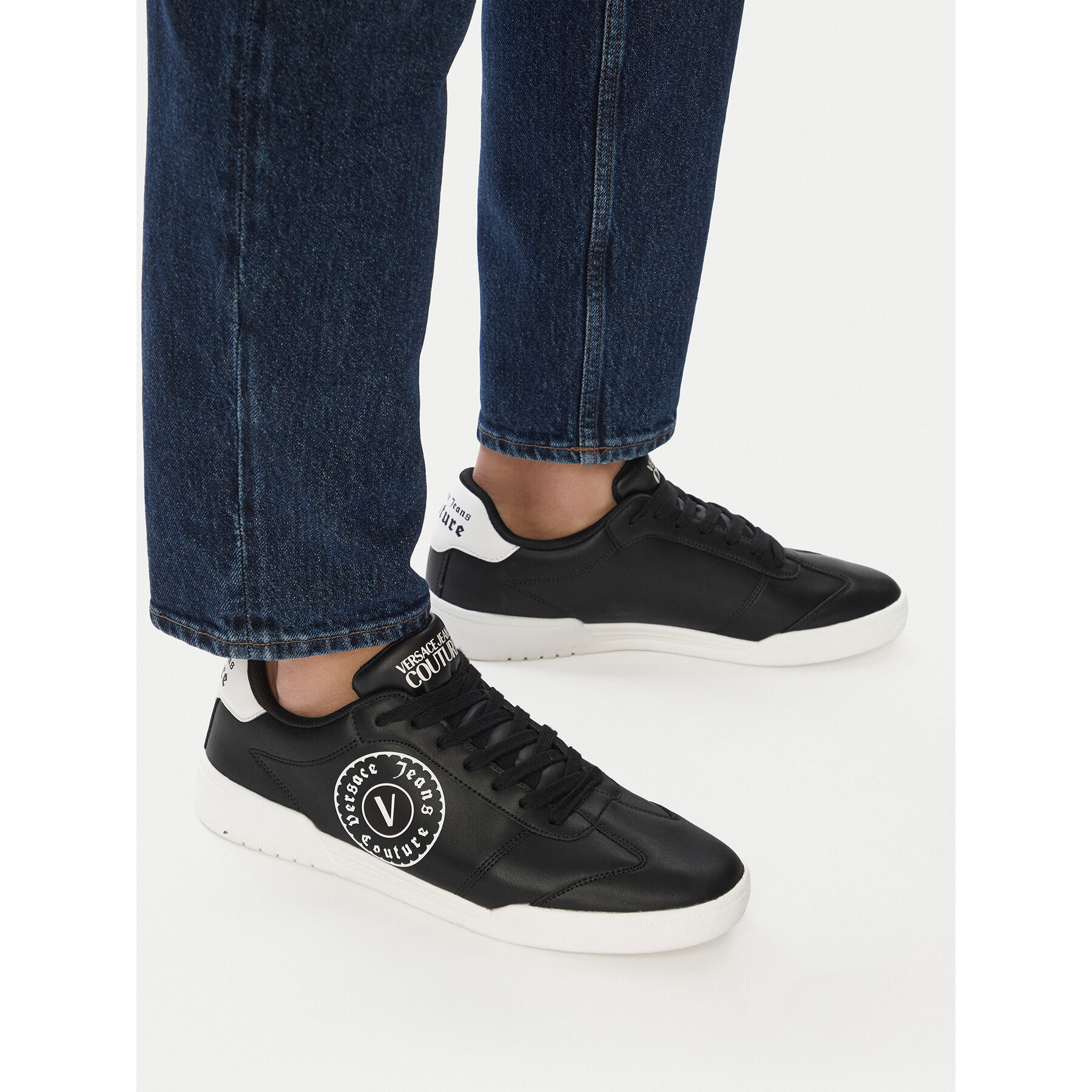 Сникърси Versace Jeans Couture 80YA3SD1 ZPB84 Черен