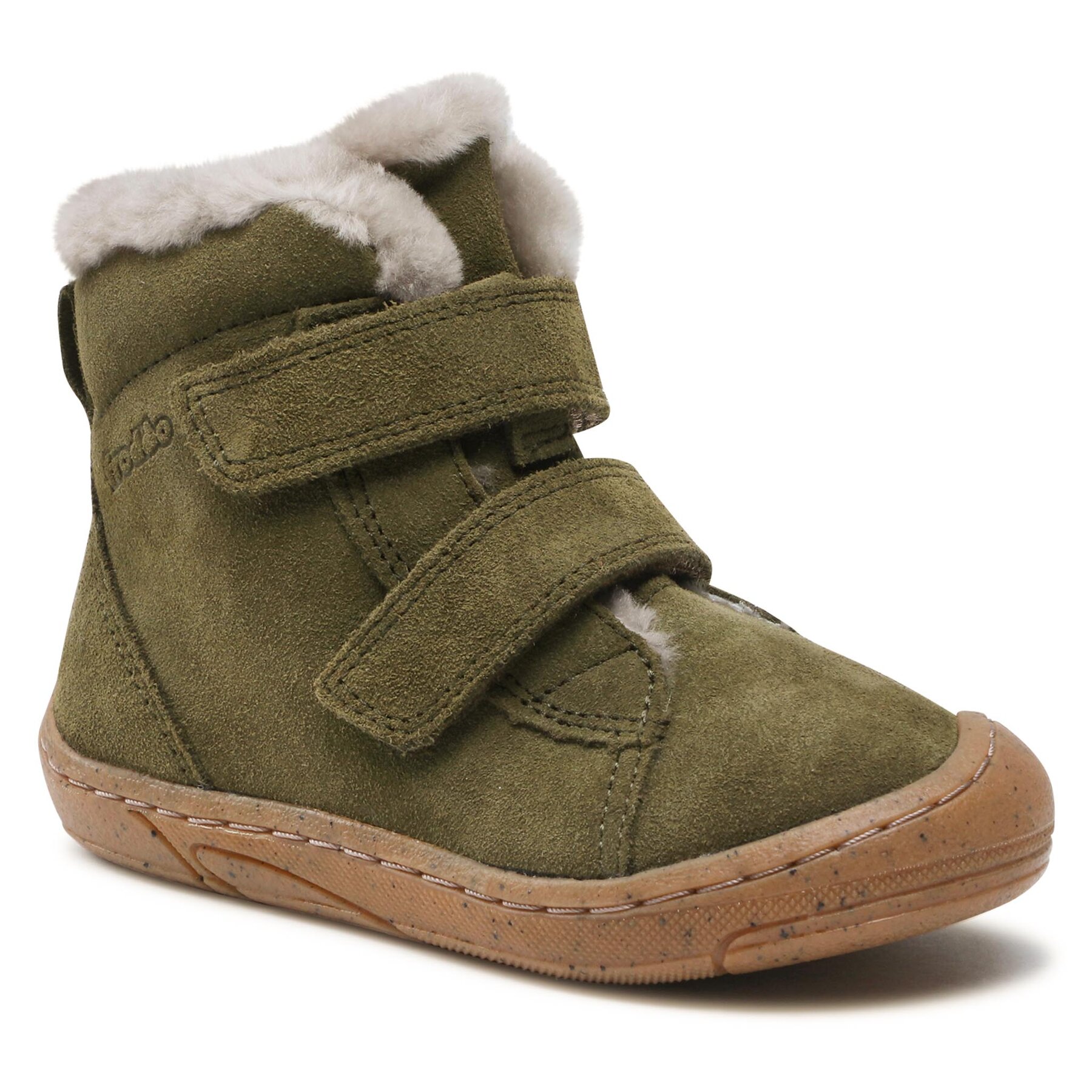 Zimske čizme Froddo Minni Suede Velcro G2110126-3 S Dark Green 3