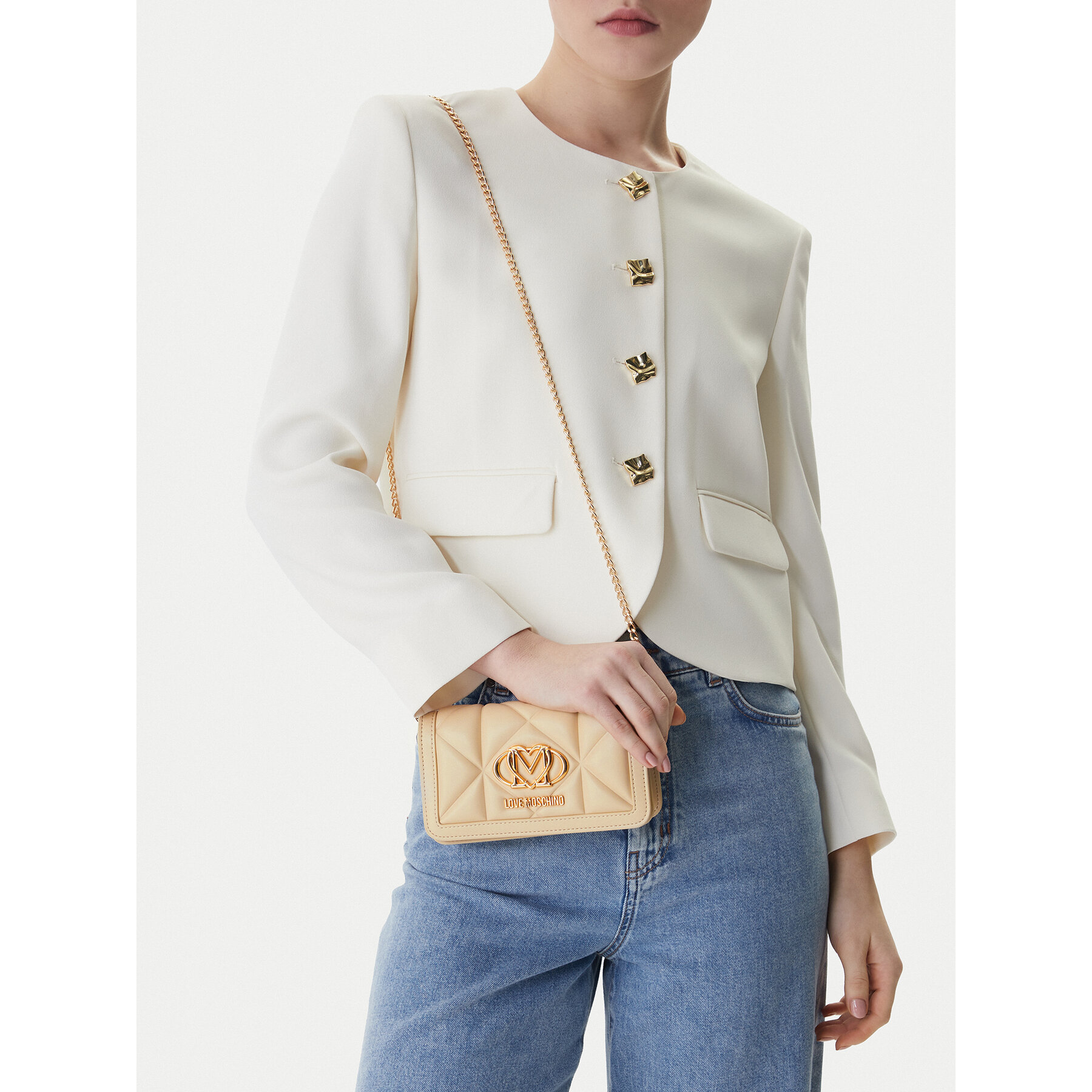 Дамска чанта LOVE MOSCHINO JC5640PP1OLC0129 Бежов