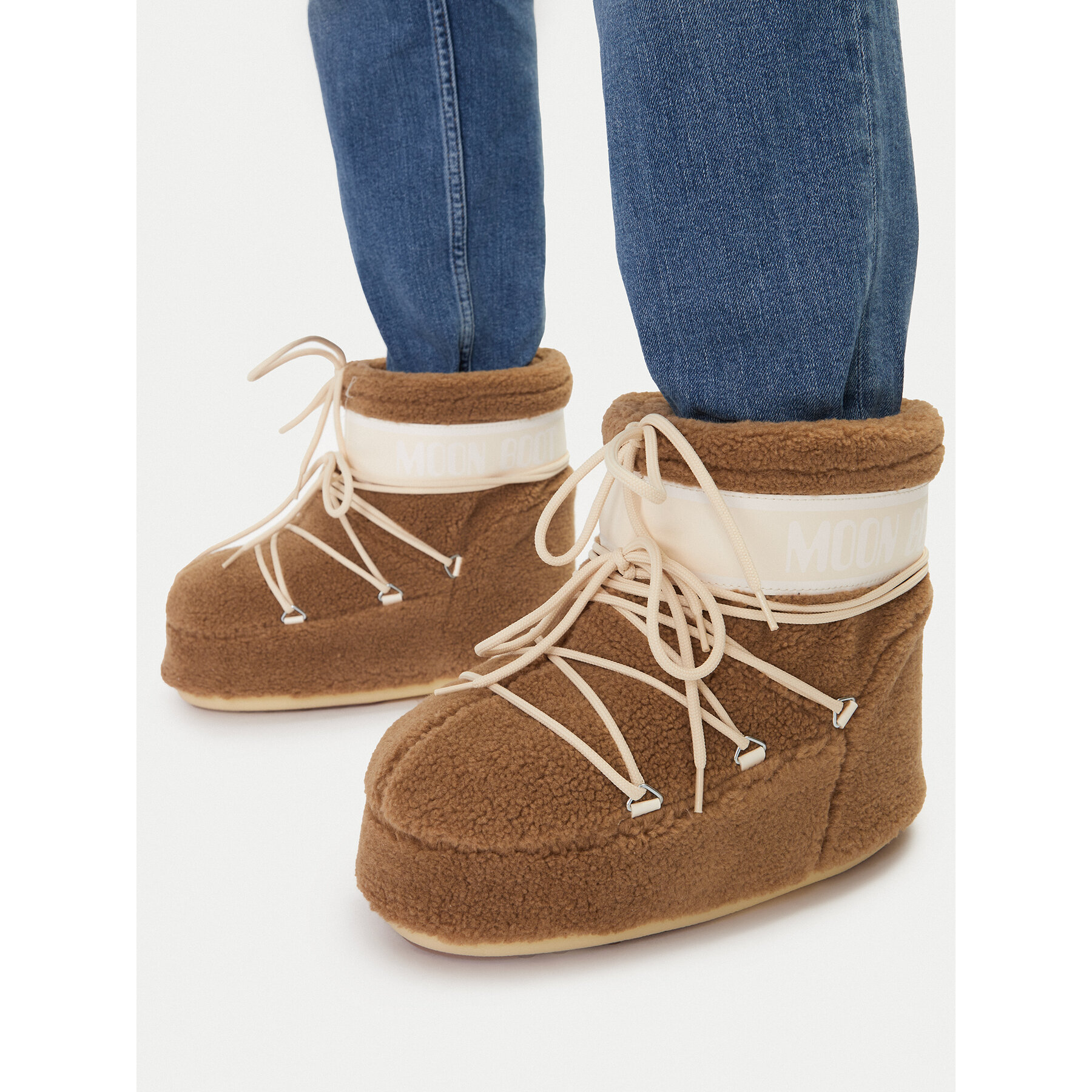 Čizme za snijeg Moon Boot Mb Icon Low Fleece 80D1409700 Smeđa