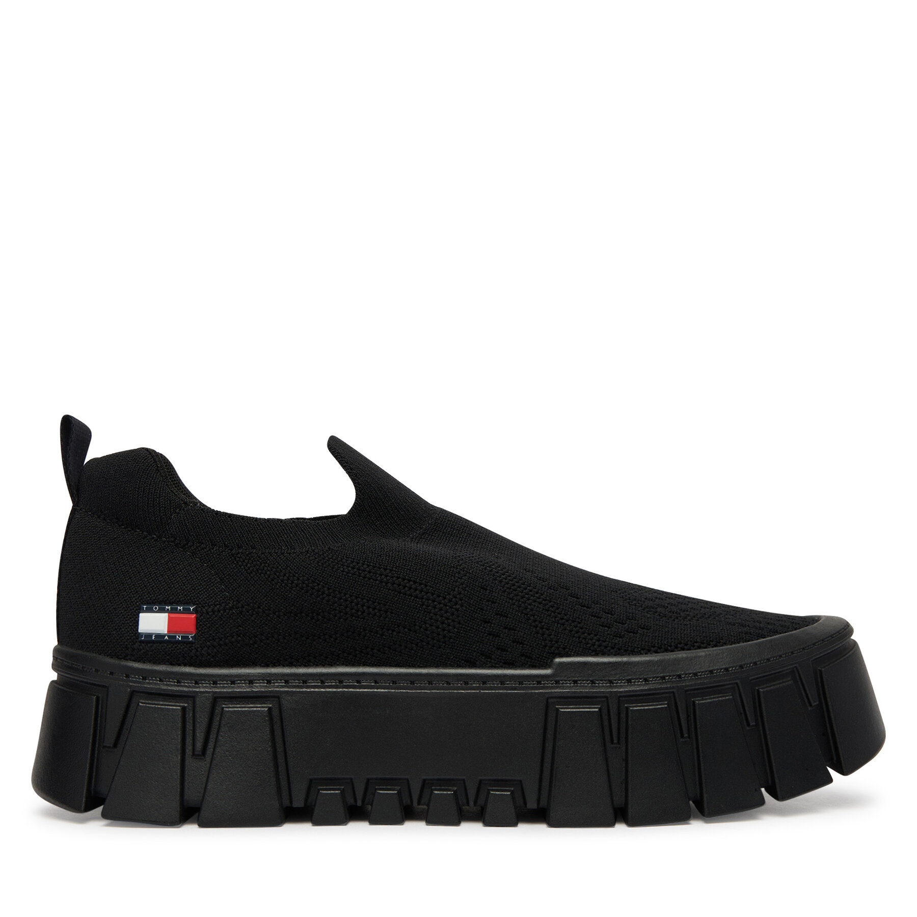 Sportcipők Tommy Jeans Tjw Chunky Knit Sneaker EN0EN03014 Fekete