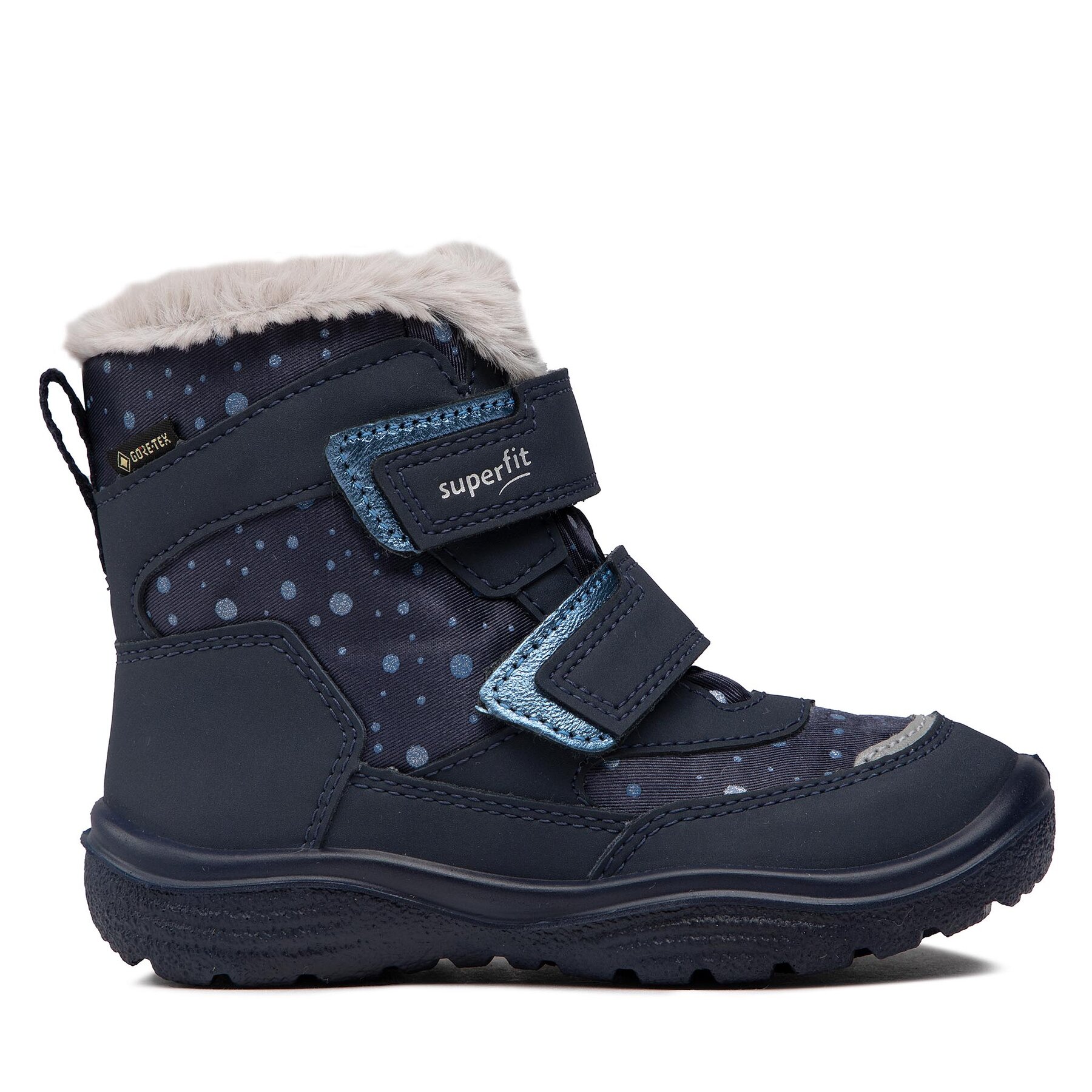 Dziecięce Śniegowce Superfit, Rozmiar 27 Granatowy GORE-TEX 1-009091-8000 M