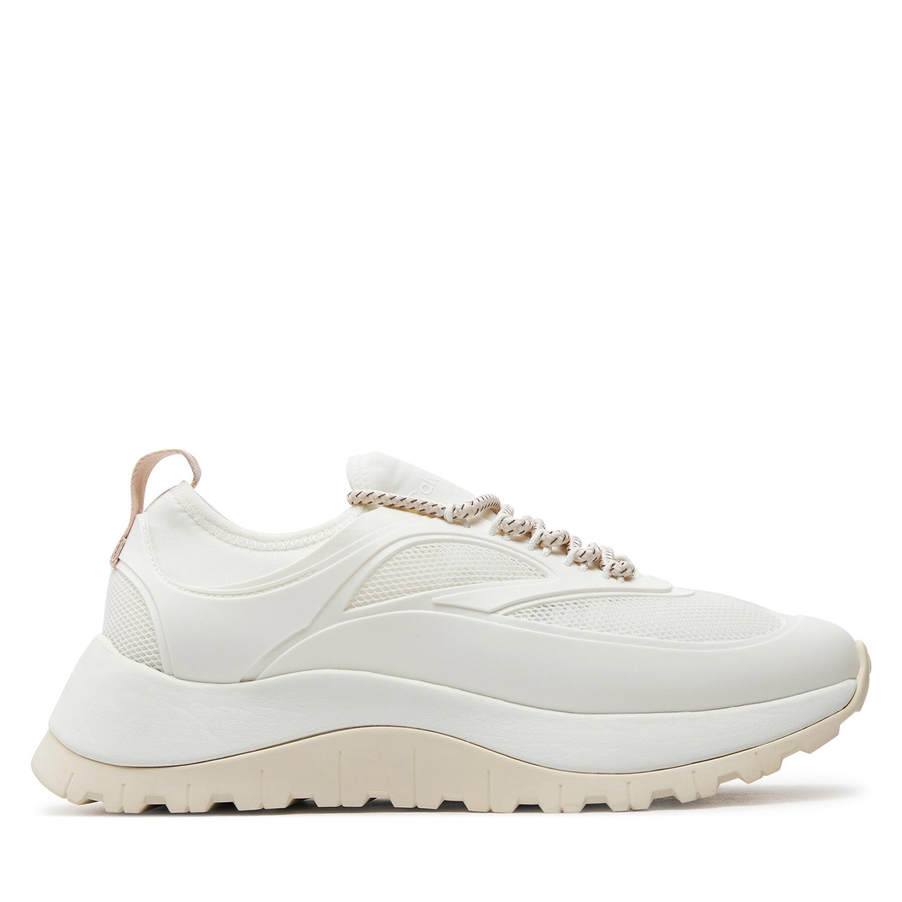 Dámske Sneakersy Calvin Klein, Rozmer: 41, Biela, Runner Lace Up Caging HW0HW01900