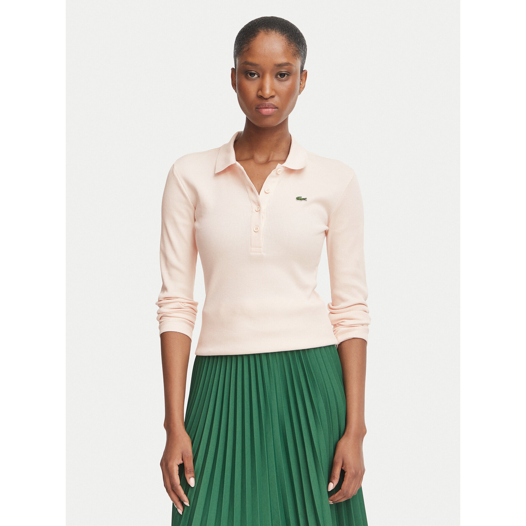 Lacoste Poloshirt DF5281 Hellrosa Slim Fit