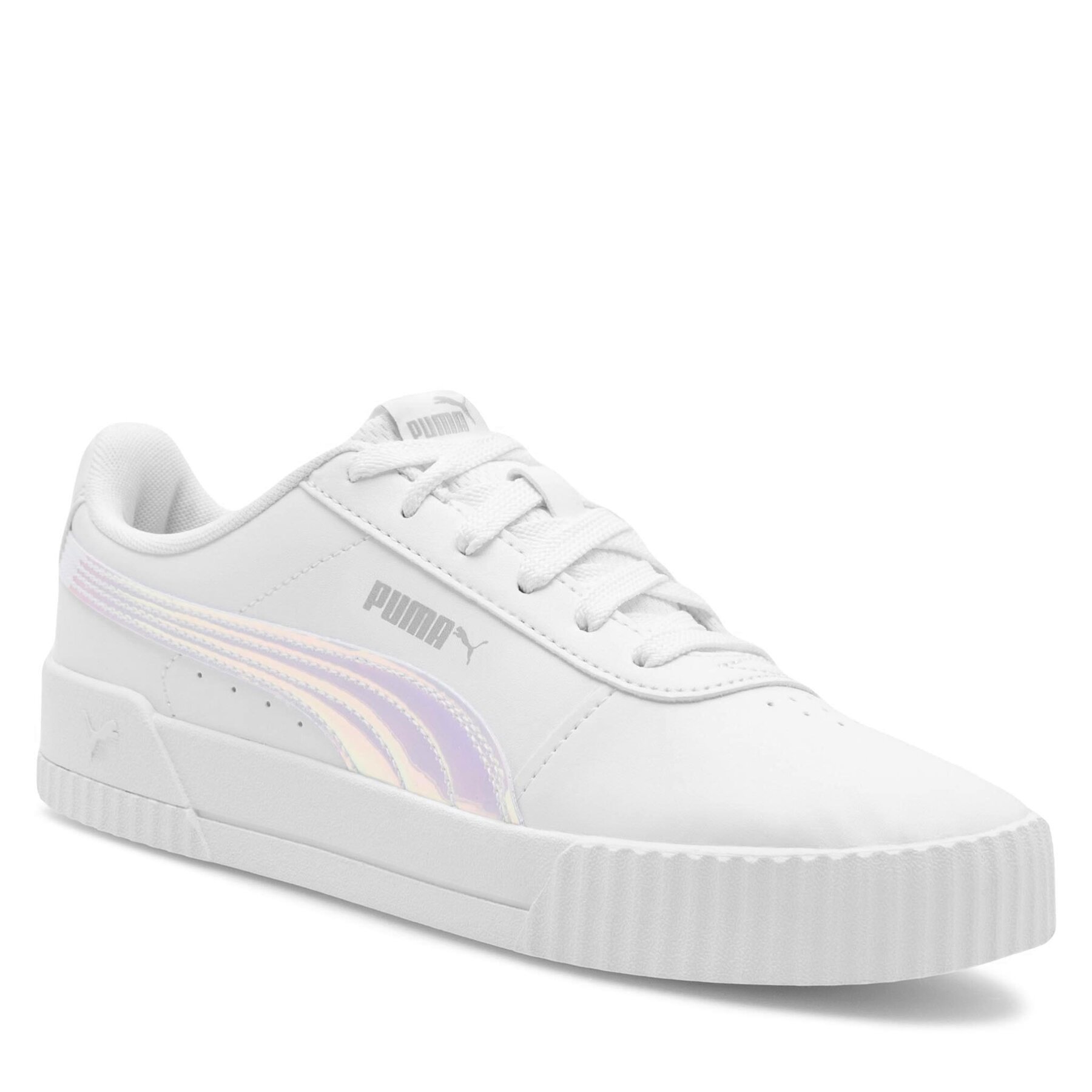 Dámske Sneakersy Puma, Rozmer: 38, Biela, Carina Holo Jr 38374101 Biały