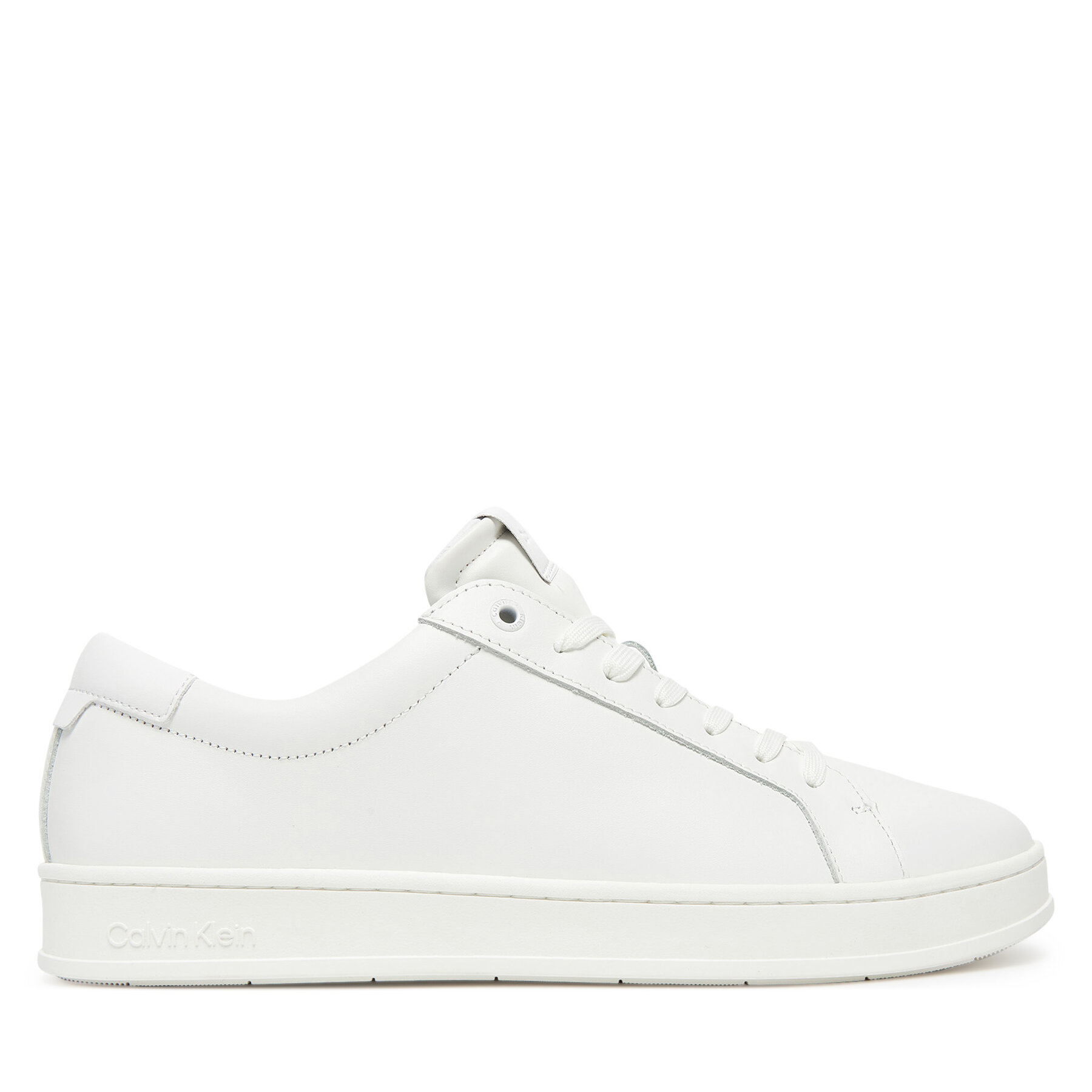Sneakersy Calvin Klein Low Top Lace Up Lth HM0HM01971 Biela