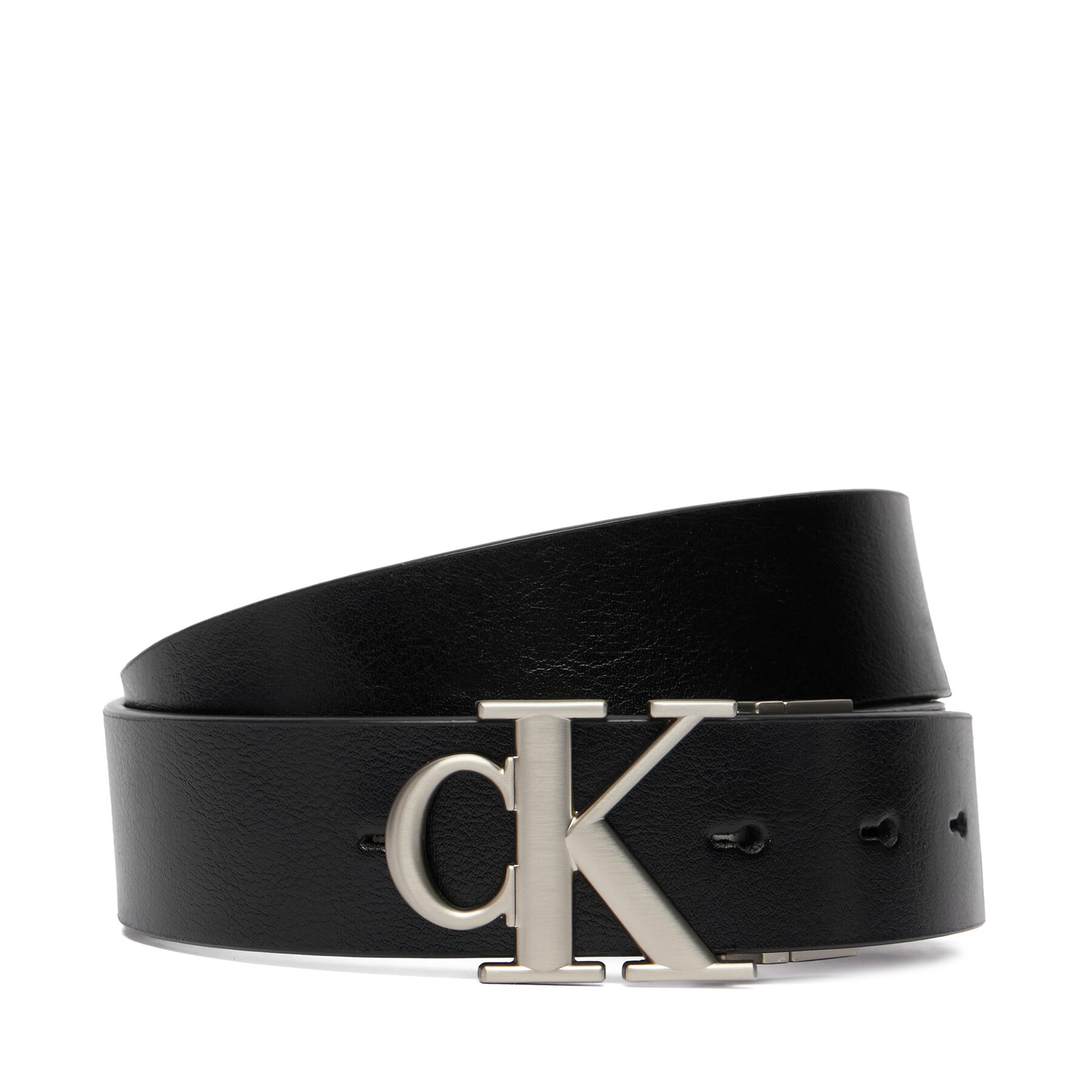 Curea Calvin Klein Ck Buckle Tumbled 35Mm Adj/Rev LV04D7049G Negru