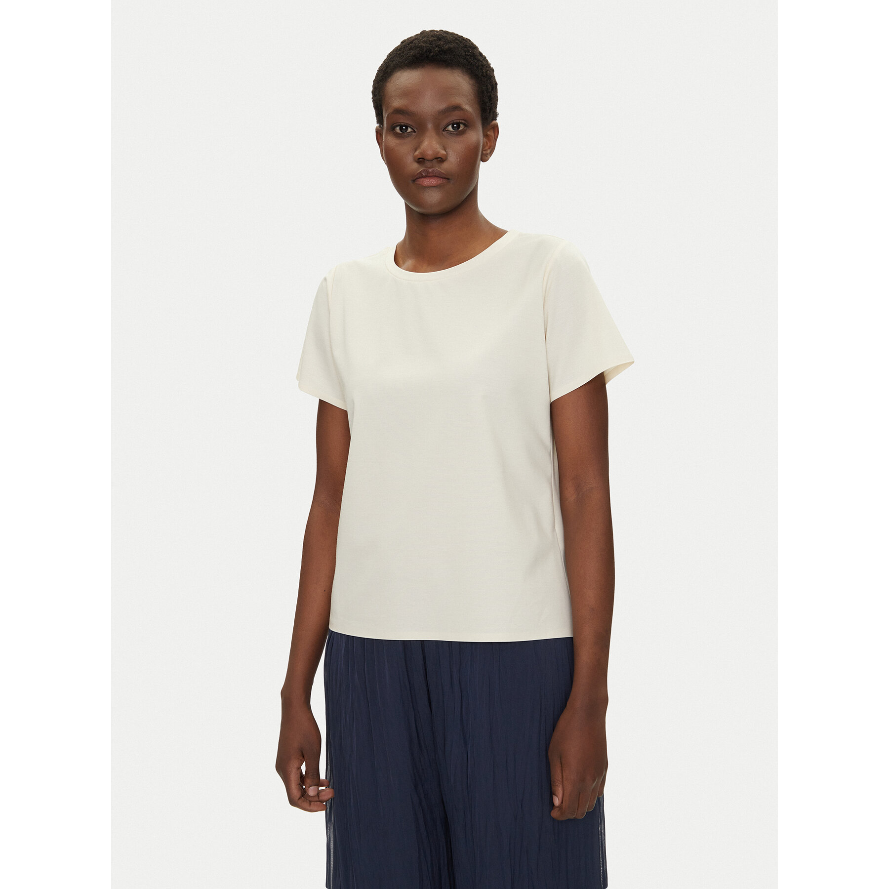 Bomboogie Bomboogie T-Shirt TW9081TJTK5 Εκρού Regular Fit