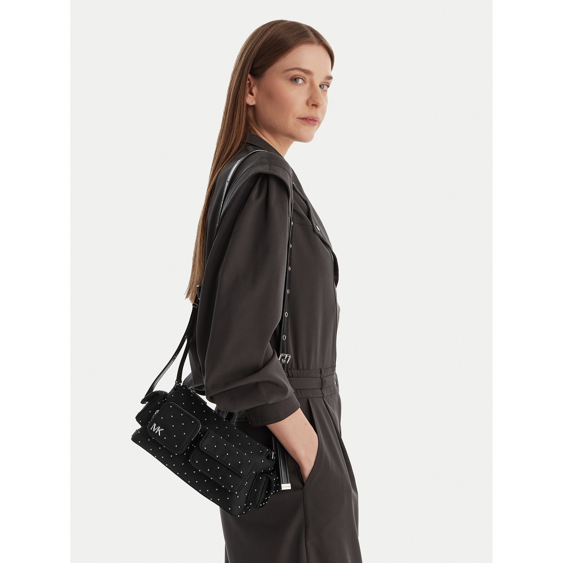 Geantă MICHAEL Michael Kors 32R6SM3C5C Negru