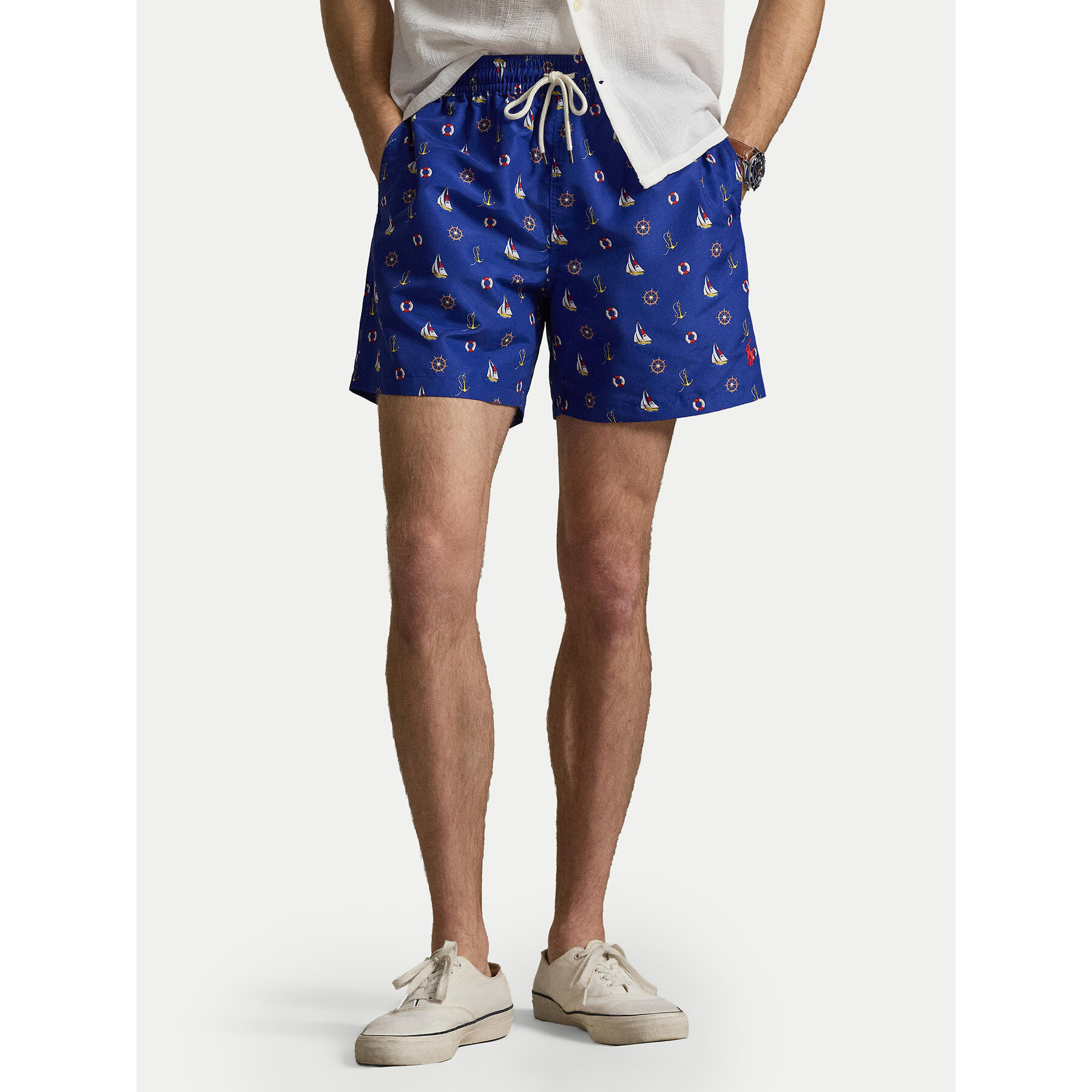Polo Ralph Lauren Badeshorts 710B14030001 Dunkelblau Classic Fit