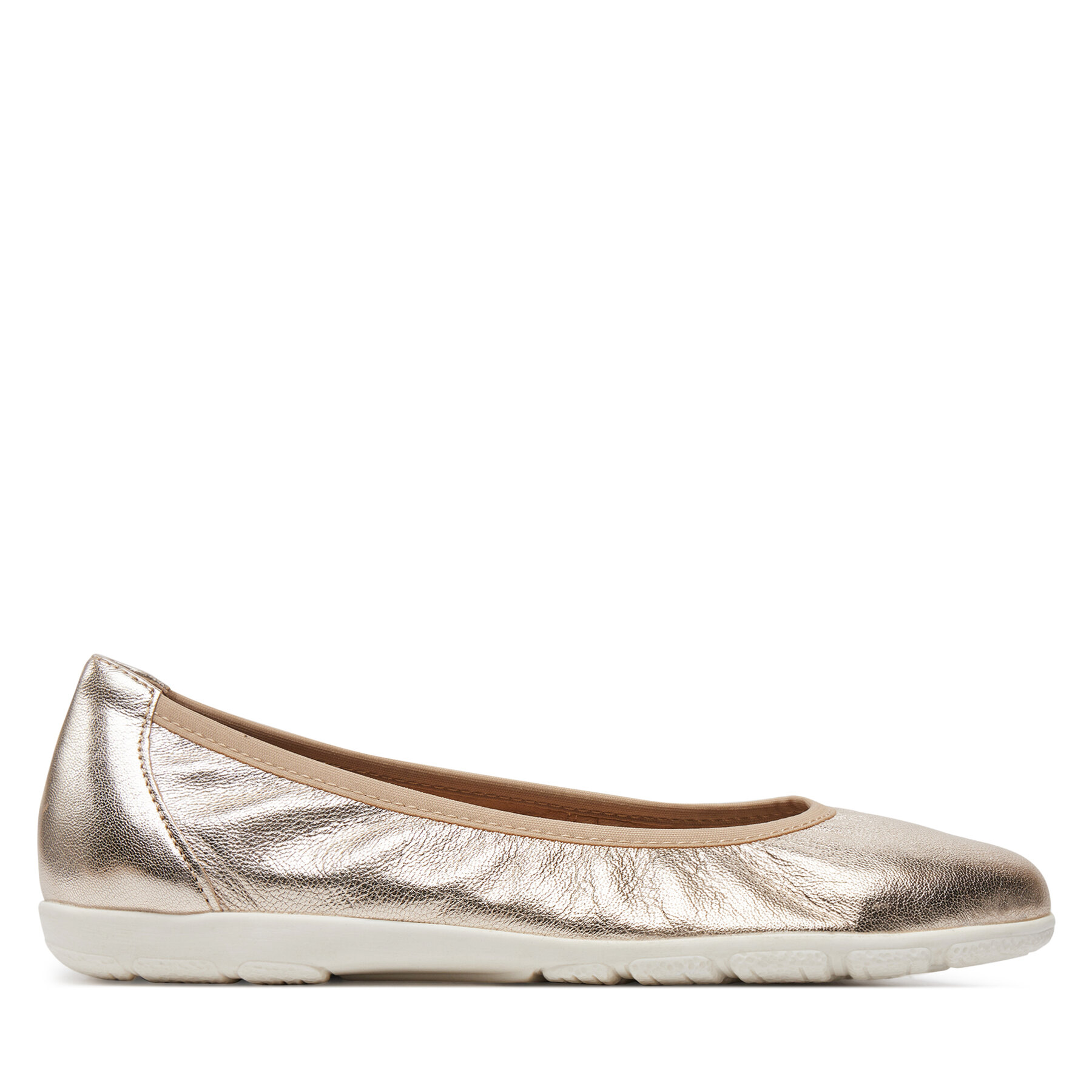 Damen Ballerinas Caprice, Schuhgröße 36, Goldfarben, 9-22150-42