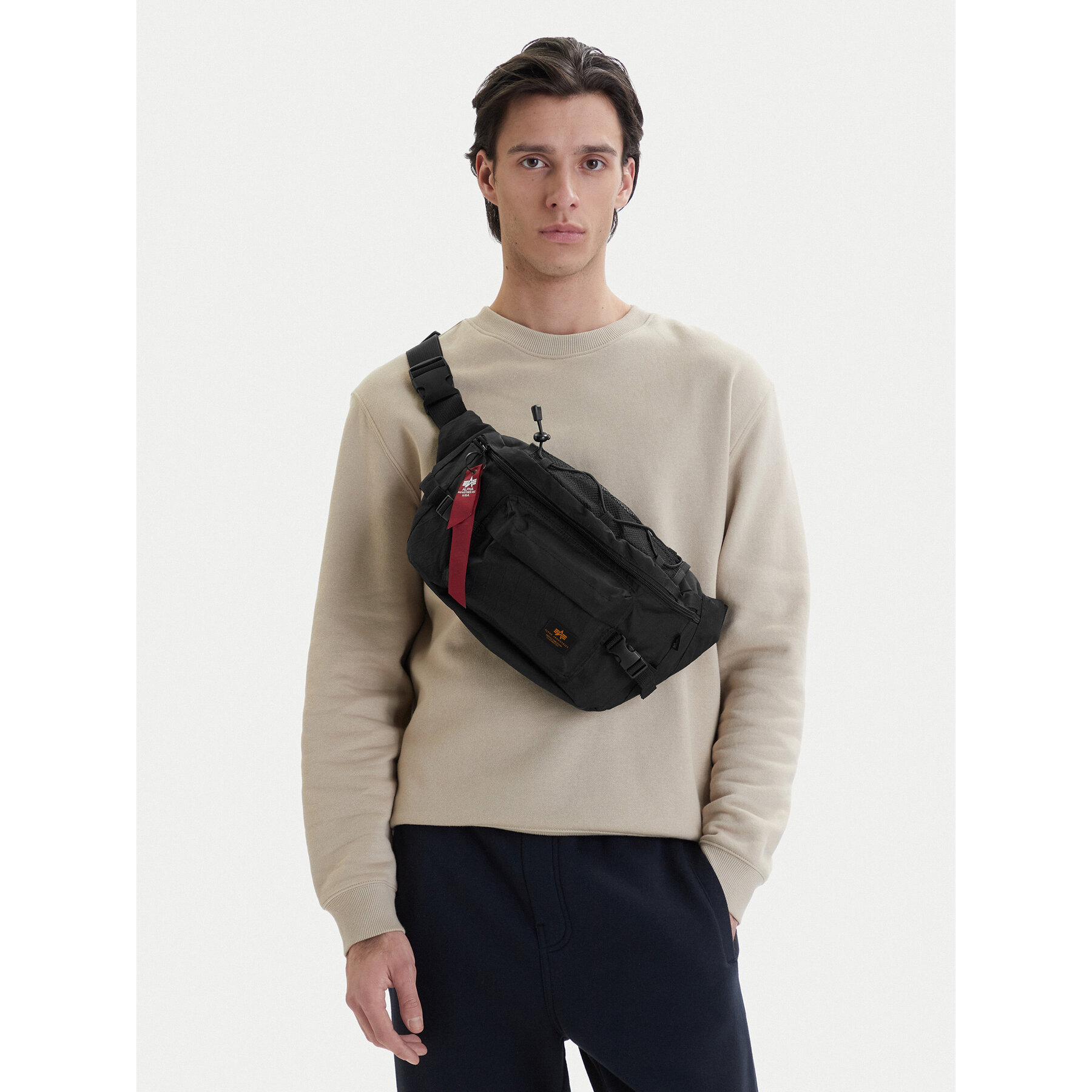 Torbica oko struka﻿ Alpha Industries 156949 Crna
