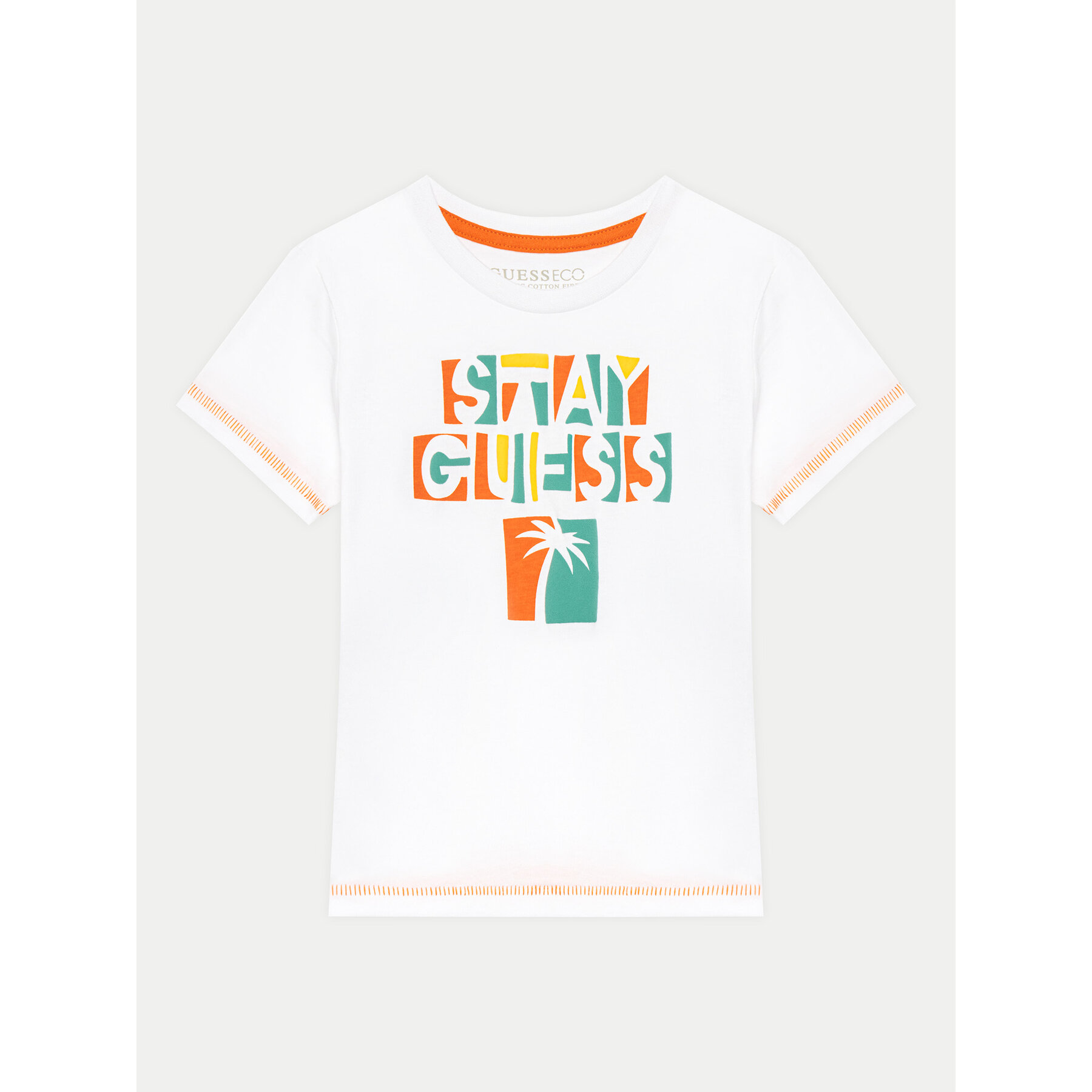 Guess T-Shirt N5GI15 K8HM4 Λευκό Regular Fit