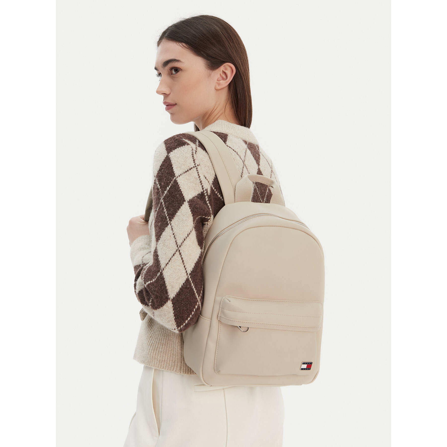 Tommy Jeans Σακίδιο Tommy Jeans Tjw Daily Elevated Backpack AW0AW18086 Μπεζ