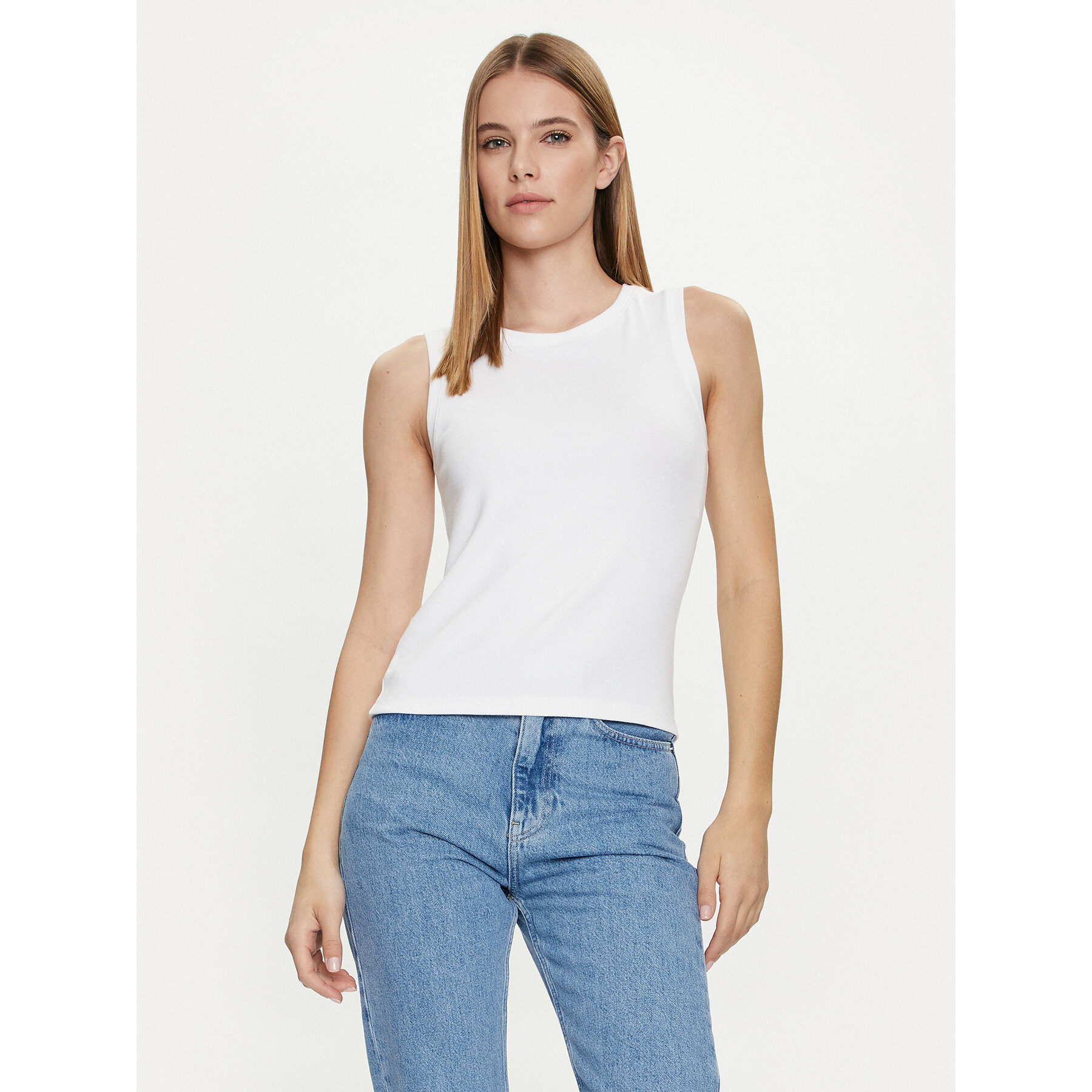 Gap Top 540735-04 Bianco Slim Fit