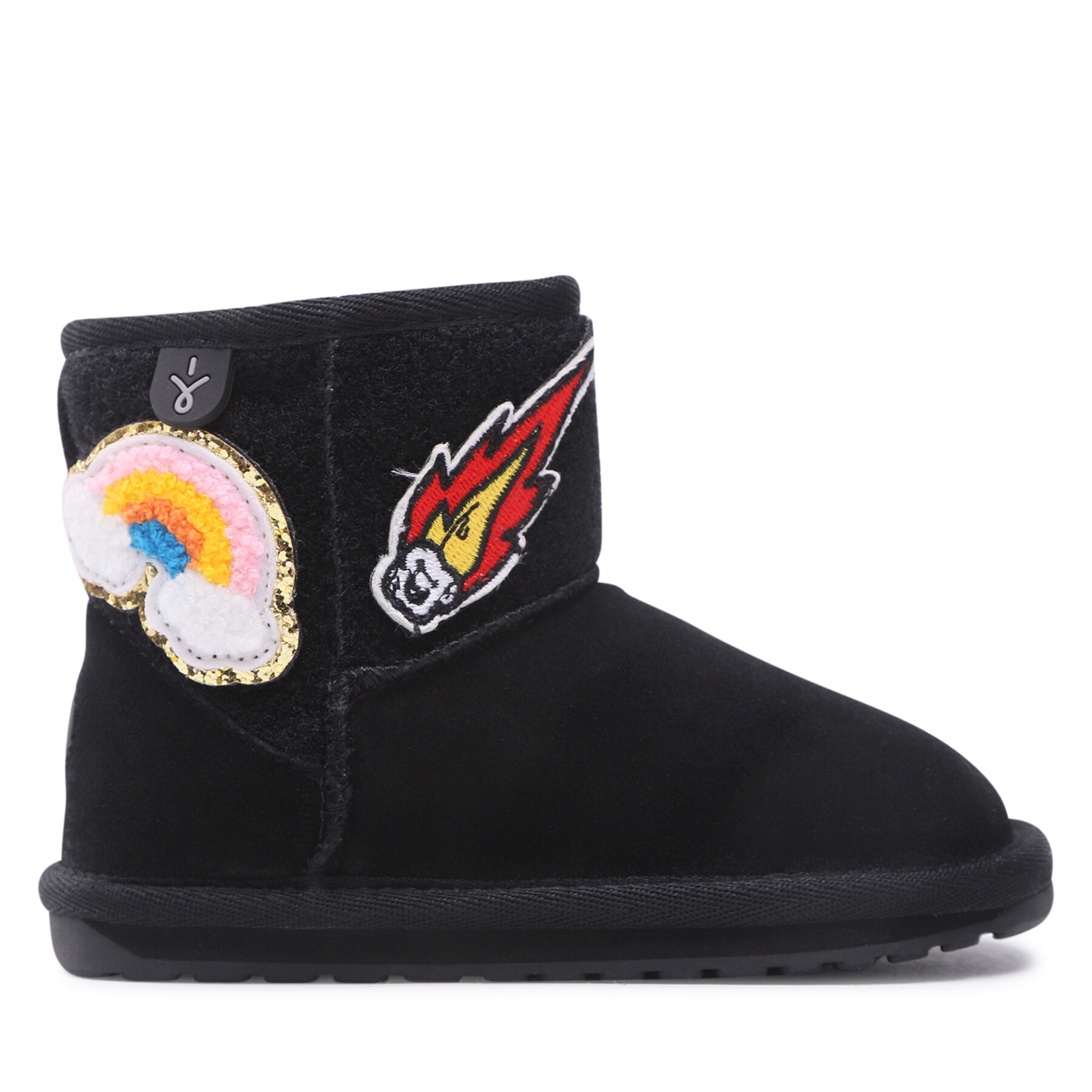 Cizme de zăpadă EMU Australia Wallaby Mini Play K12748 Negru