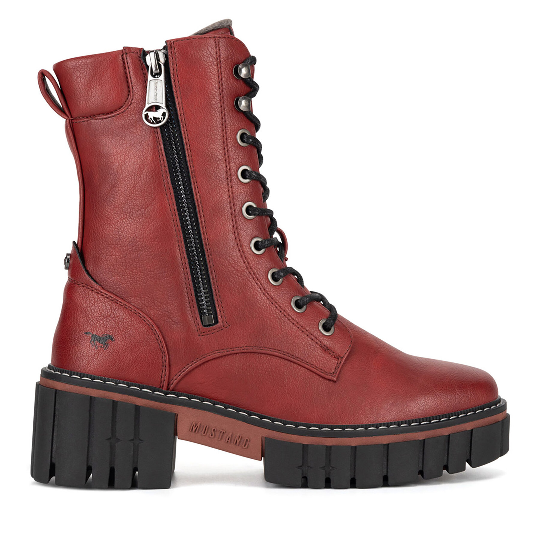 Botines Mustang 1447-504 Rojo
