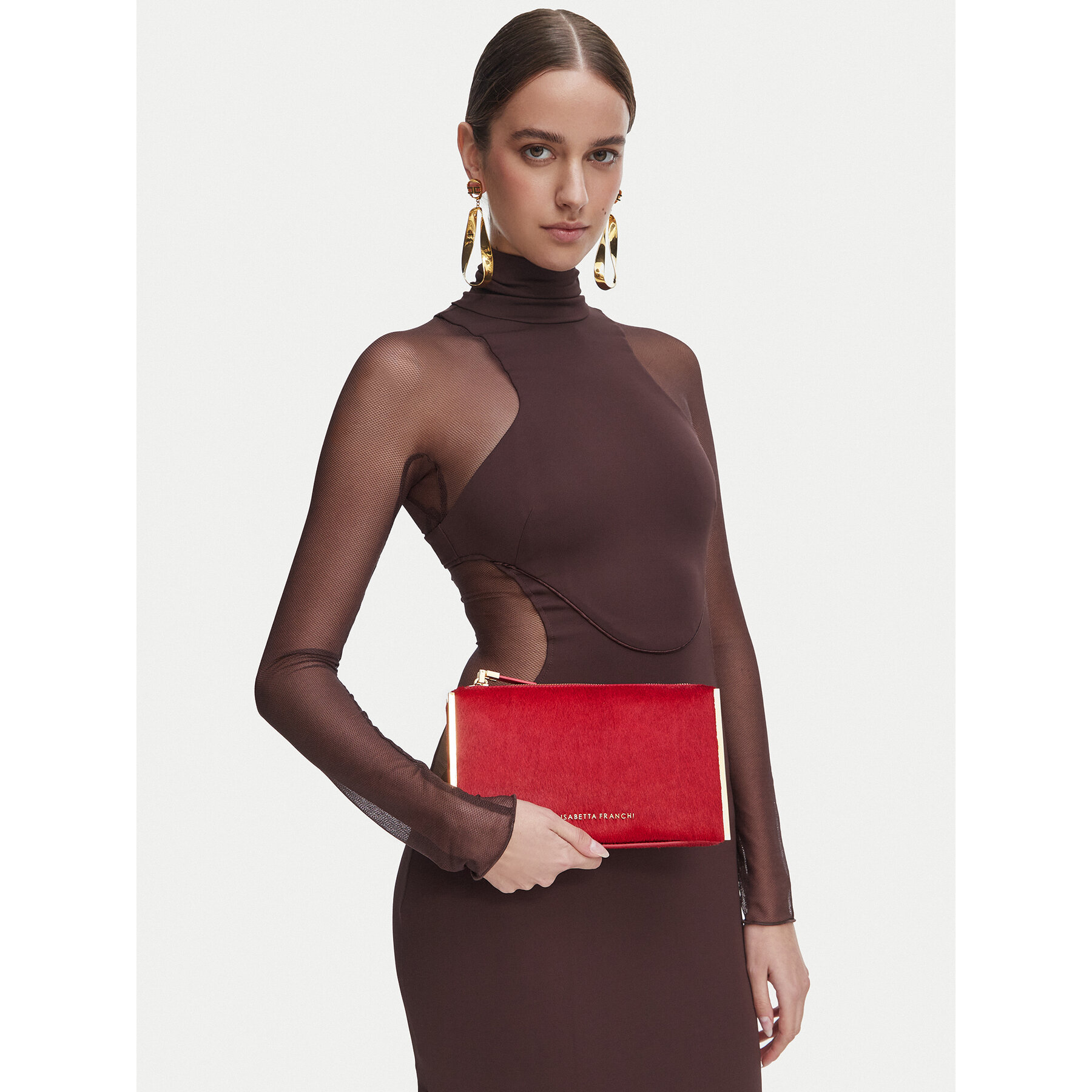Rankinė Elisabetta Franchi BS-11A-67E2-V340 Raudona