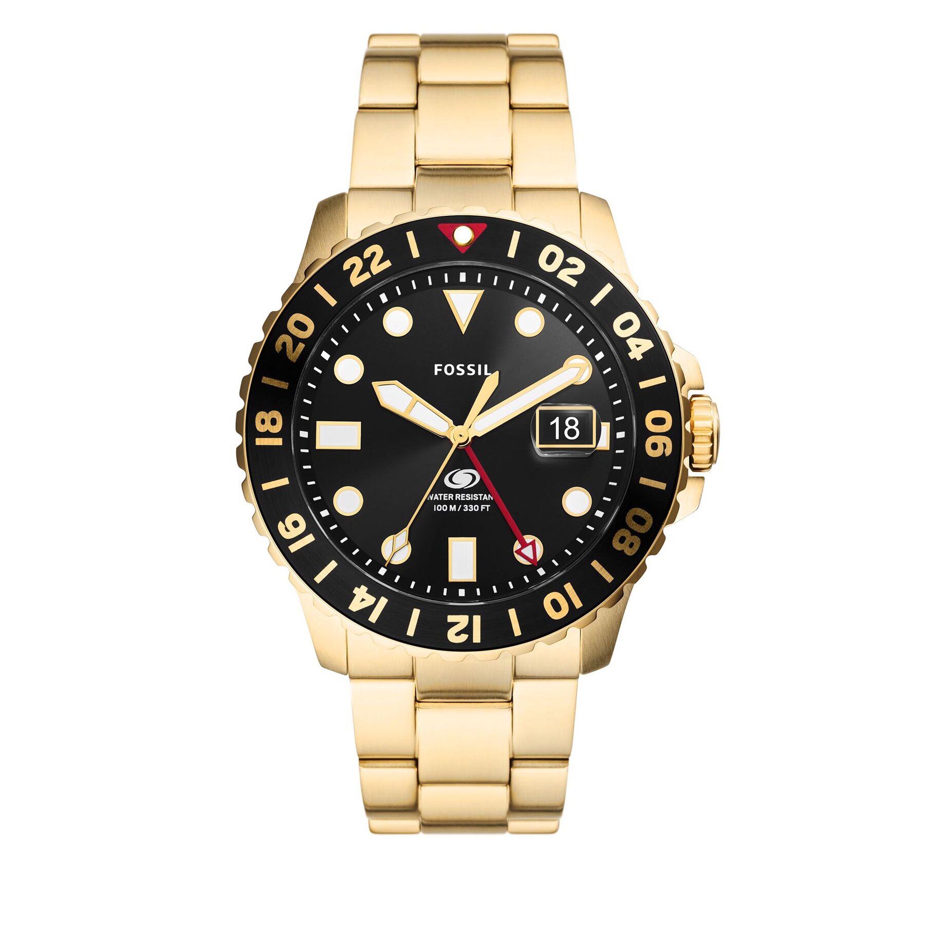 Ročna ura Fossil Blue FS5990 Gold/Black