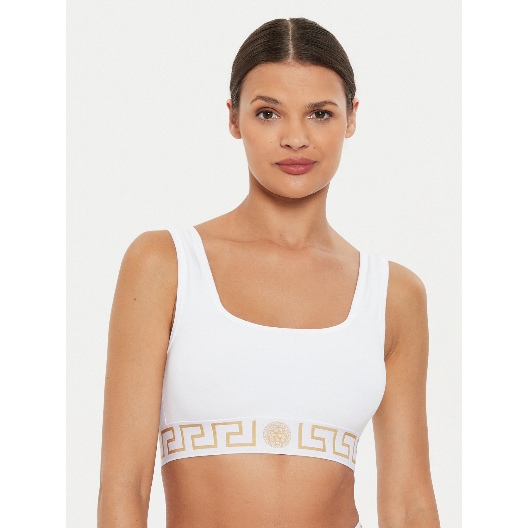 Versace Reggiseno top 1013323 1A10011 Bianco